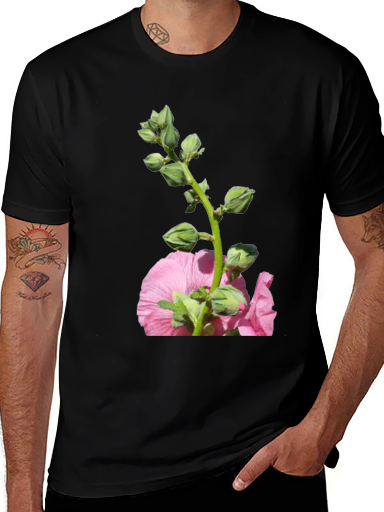 Variant 13 of Floral Print T-Shirt - Botanical Beauty