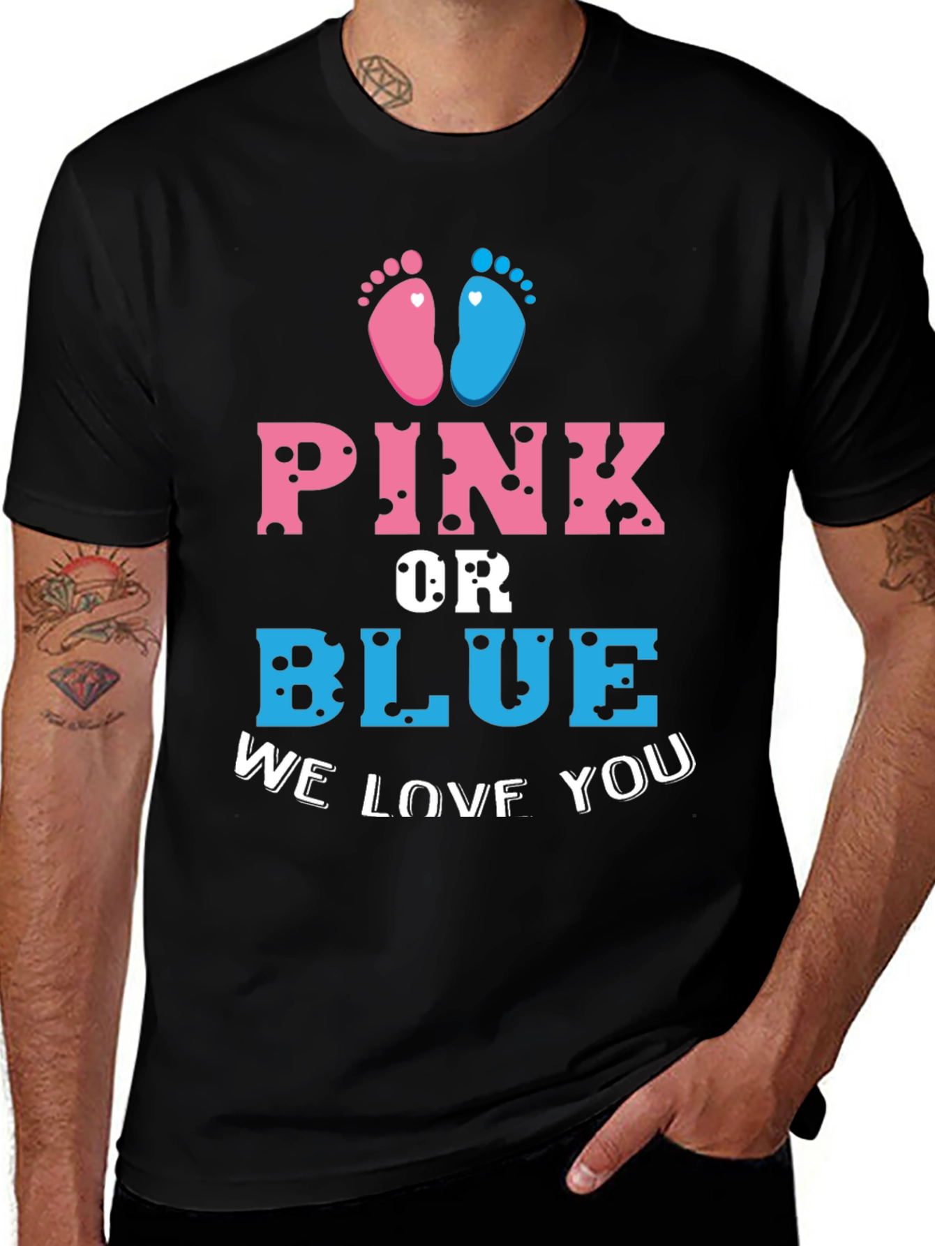Variant 29 of Pink or Blue Gender Reveal T-Shirt