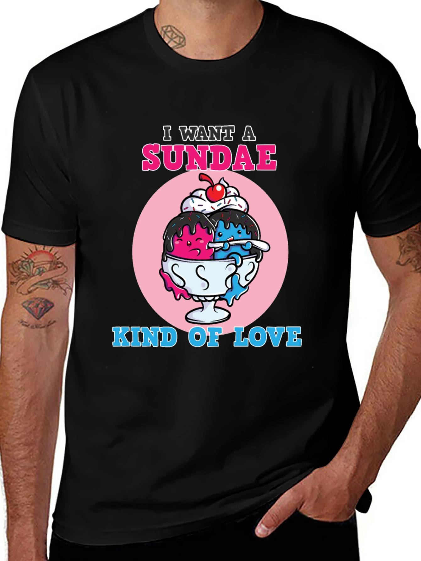 Variant 21 of I Want A Sundae Kind of Love T-Shirt