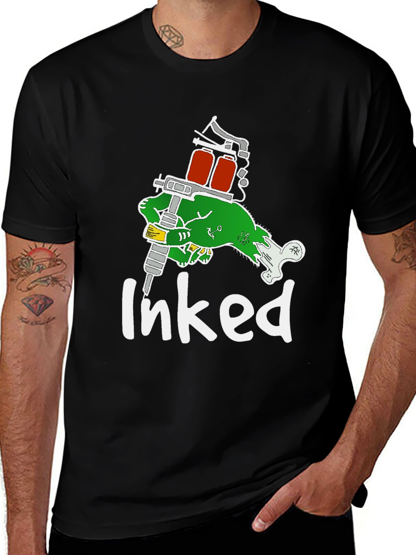 Variant 11 of Inked Zombie Hand Tattoo Artist T-Shirt