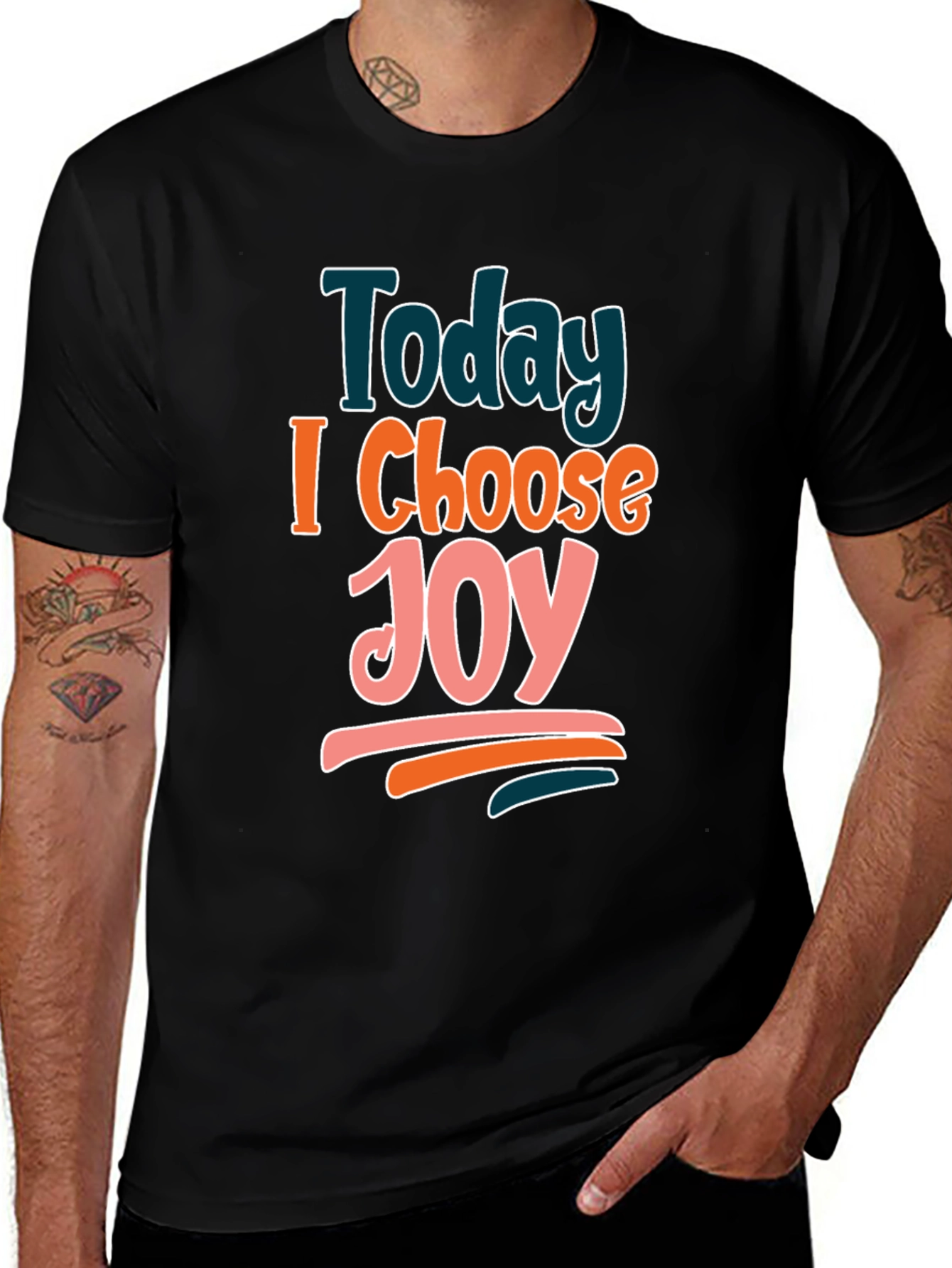 Variant 21 of Today I Choose Joy Graphic T-Shirt