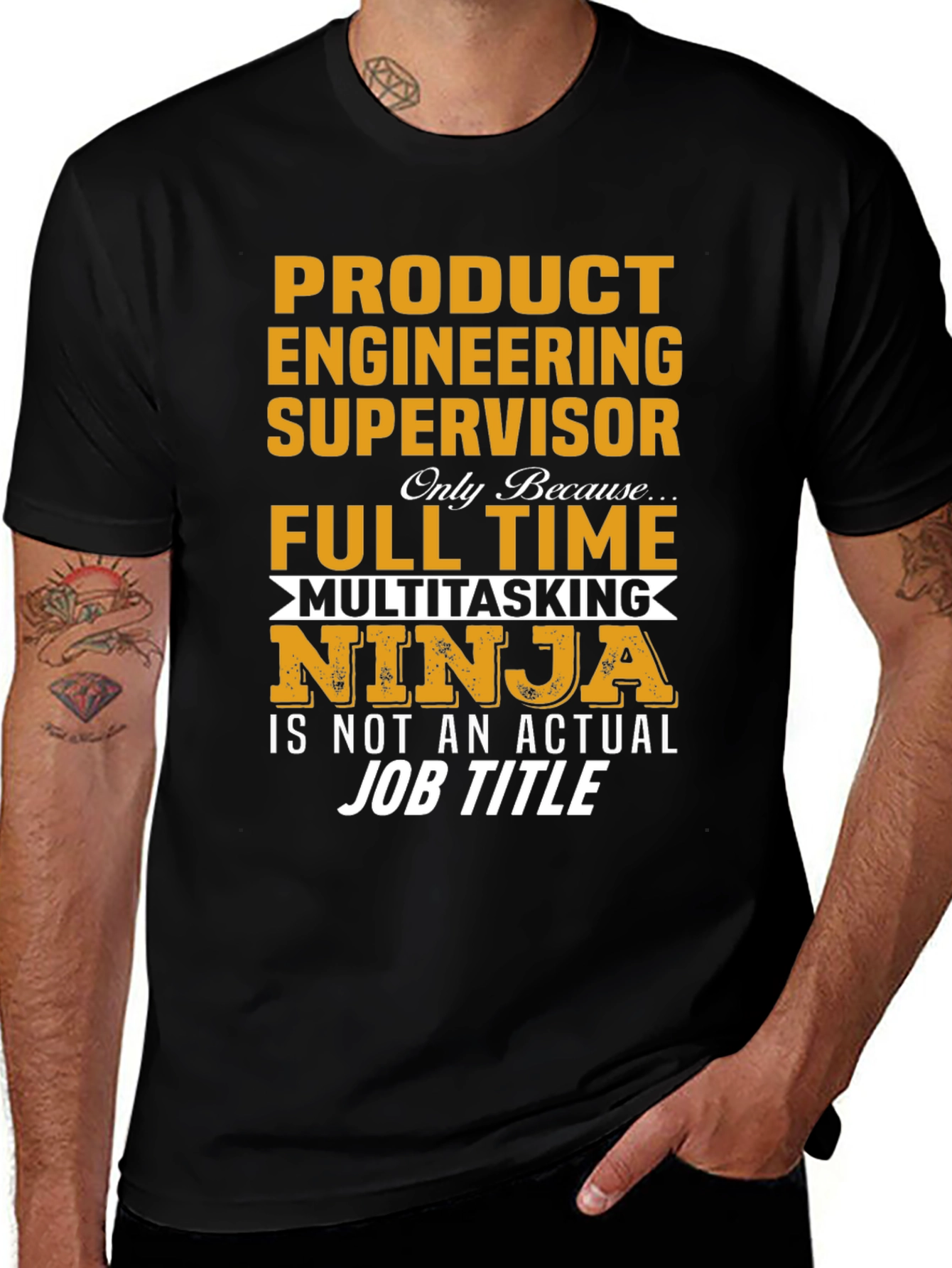 Product Engineer Supervisor Multitasking Ninja T-Shirt
