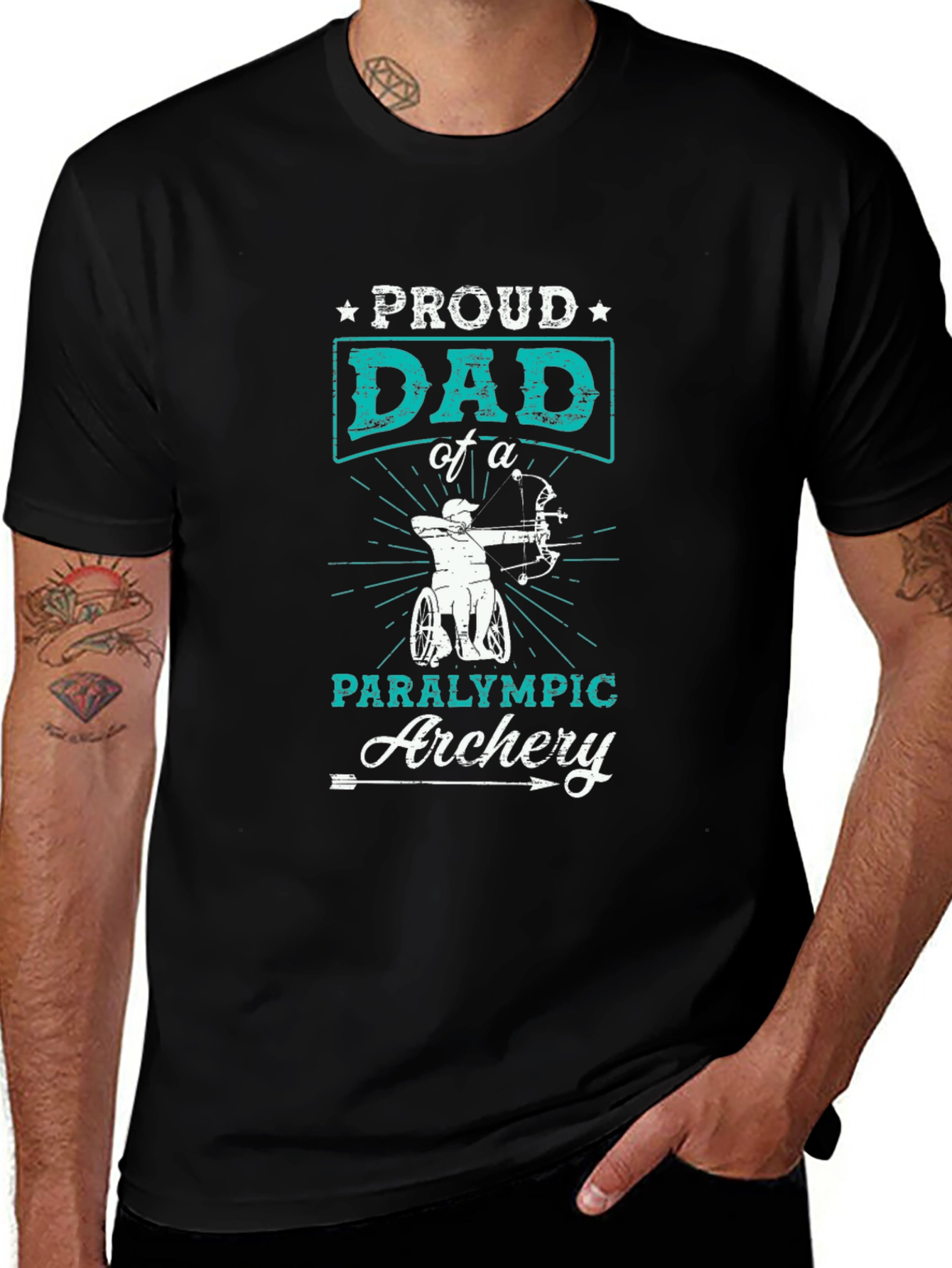 Proud Dad of a Paralympic Archer T-Shirt