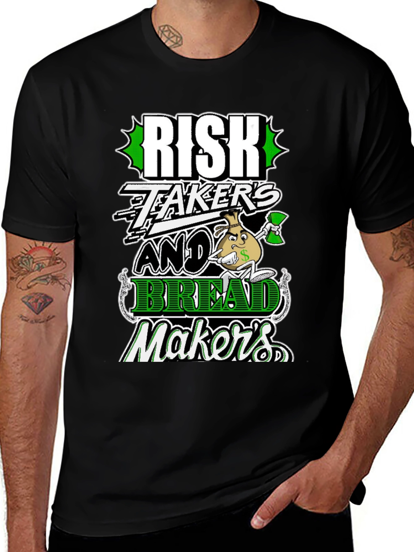 Variant 27 of Risk Takers and Bread Makers Graphic Tee