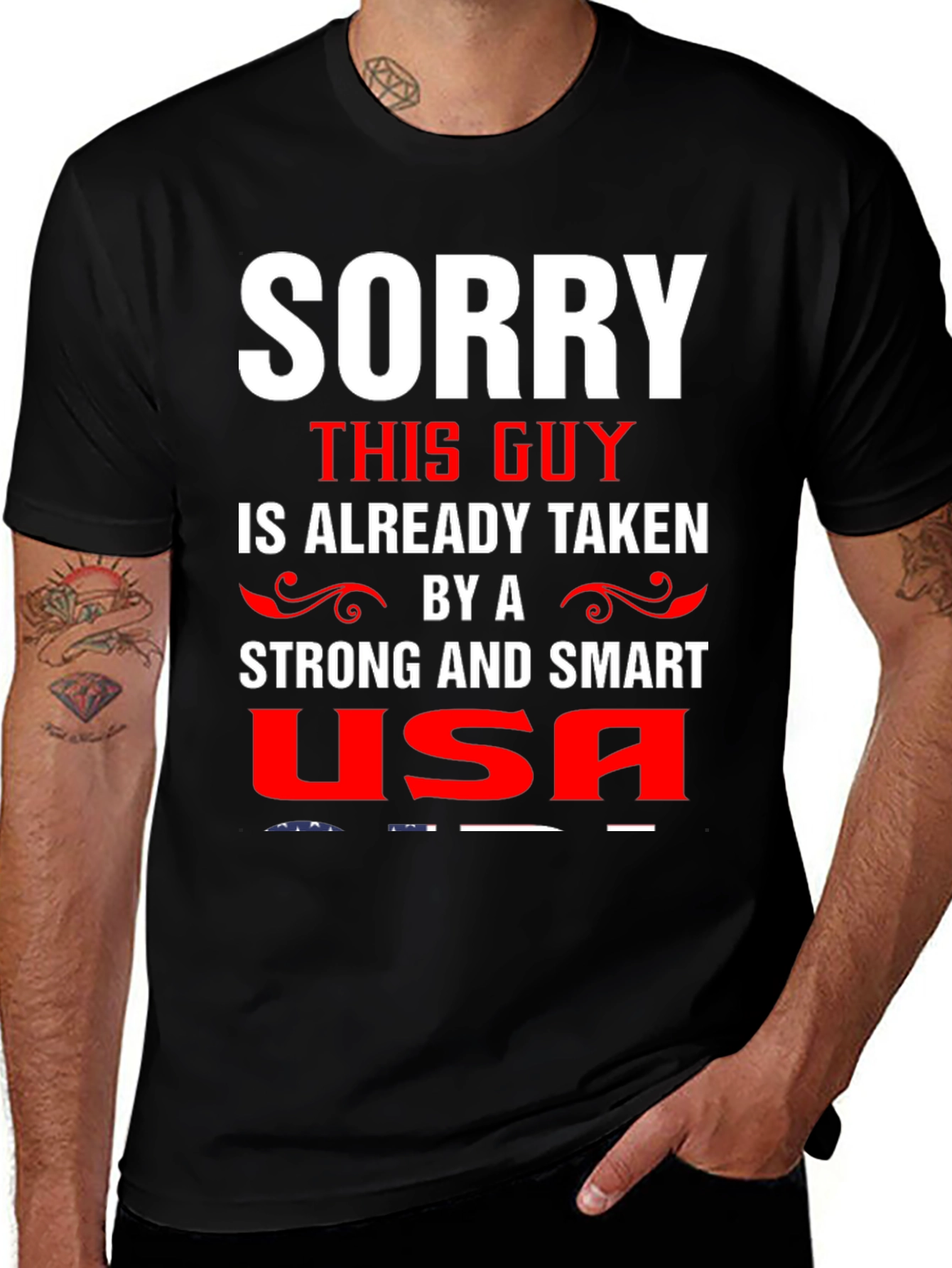 Funny Already Taken By A Strong USA Shirt