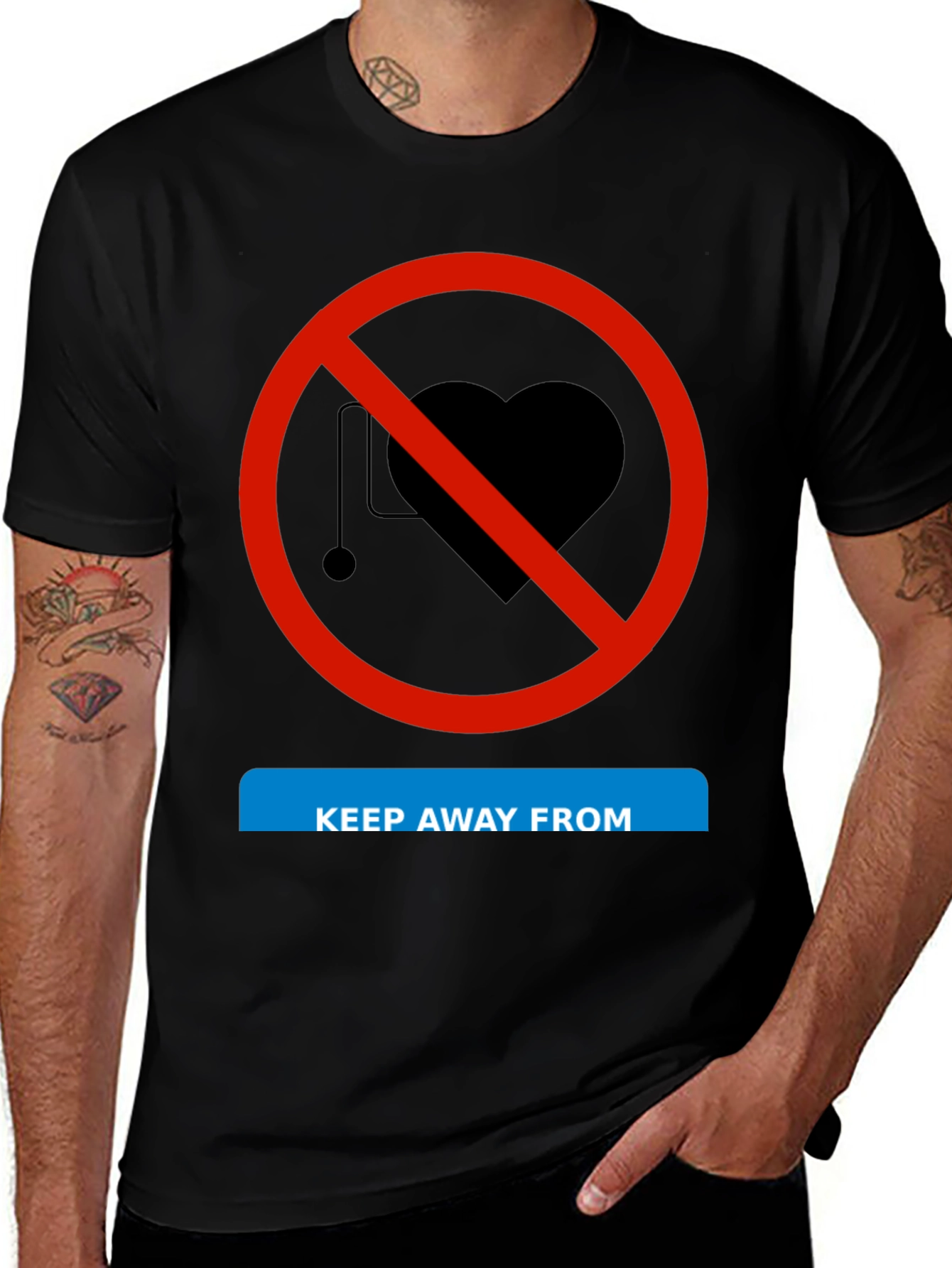 Variant 5 of Keep Away From Love Funny T-Shirt