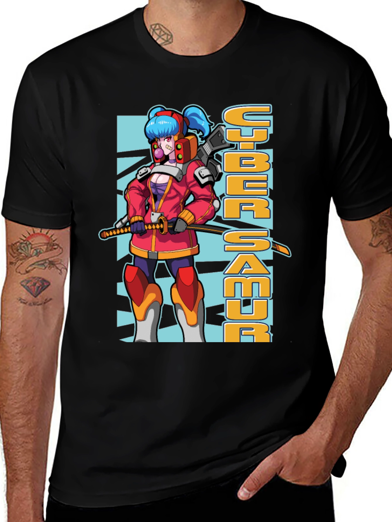 Variant 20 of Cyberpunk Anime T-Shirt: Unique Graphic Tee