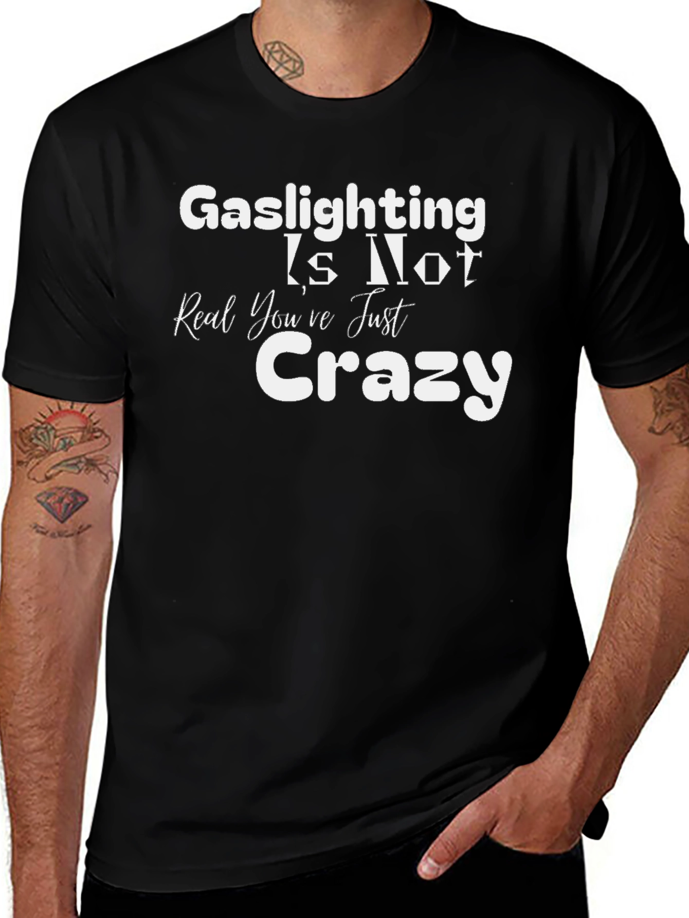 Variant 15 of Gaslighting Is Not Real T-Shirt