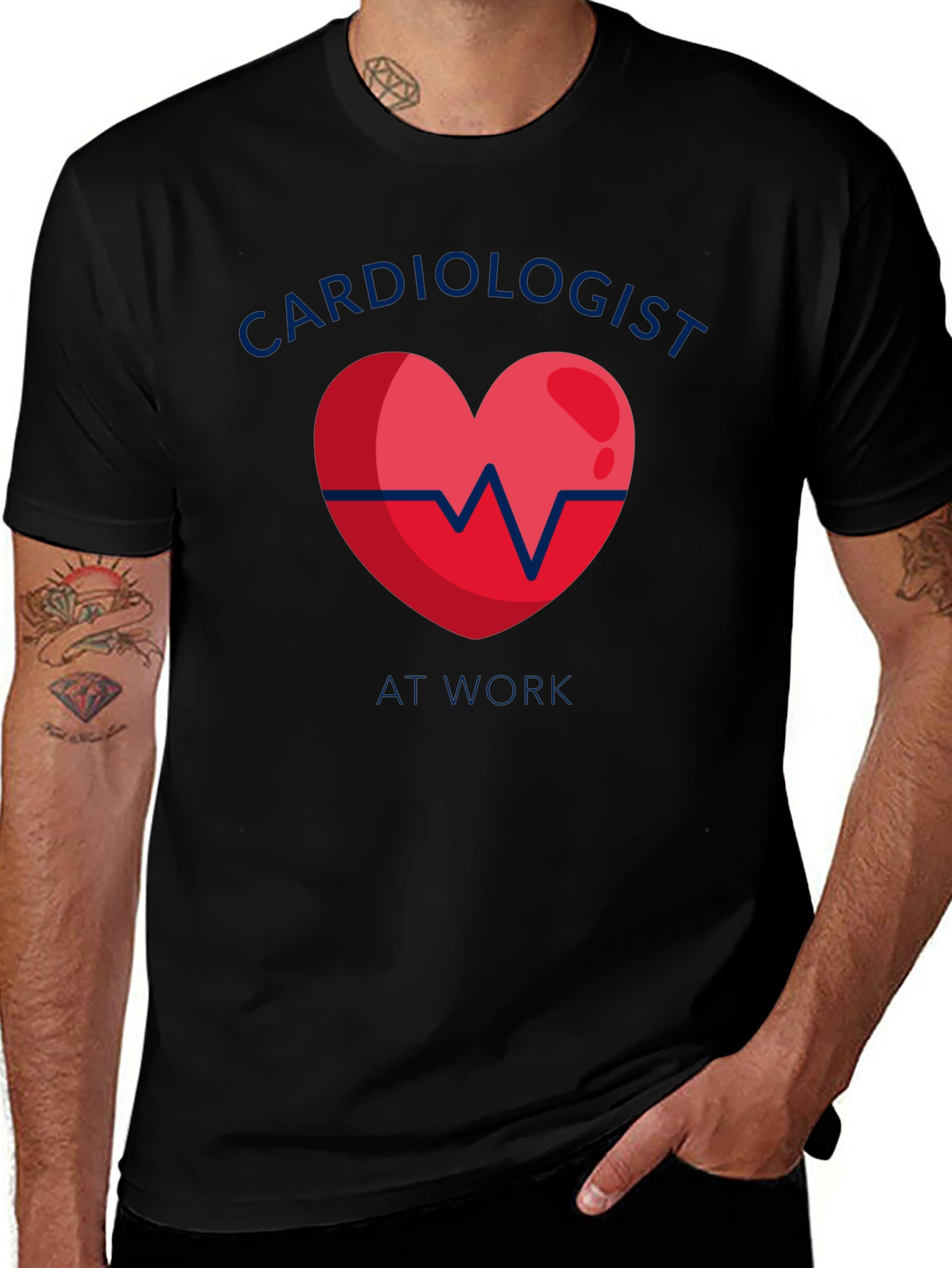 Cardiologist At Work Graphic T-Shirt