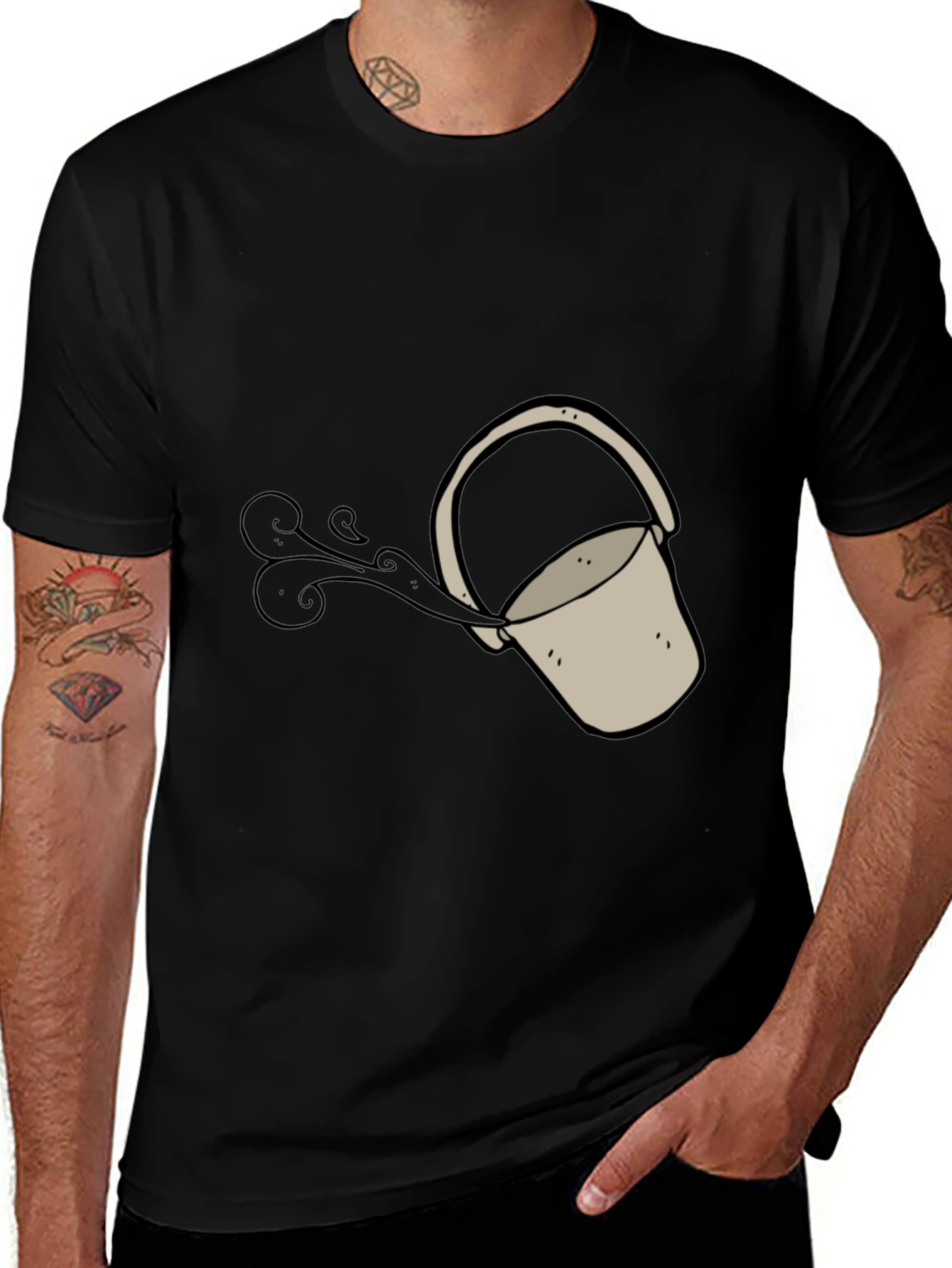 Variant 11 of Bucket List Black T-Shirt - Unique Graphic Tee