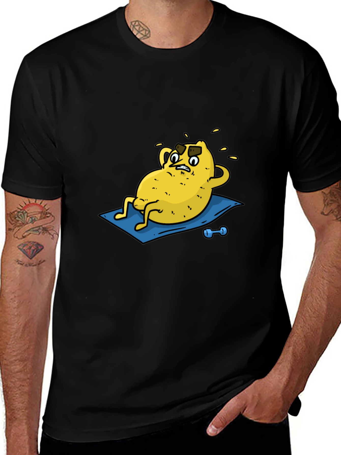 Variant 29 of Workout Potato Funny T-Shirt