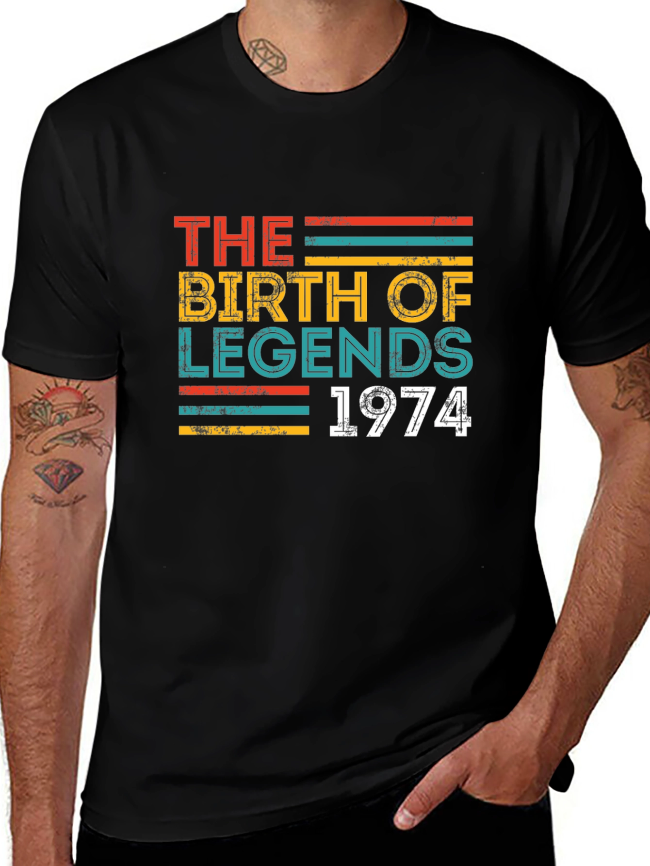 Variant 6 of Birth of Legends 1974 Graphic T-Shirt