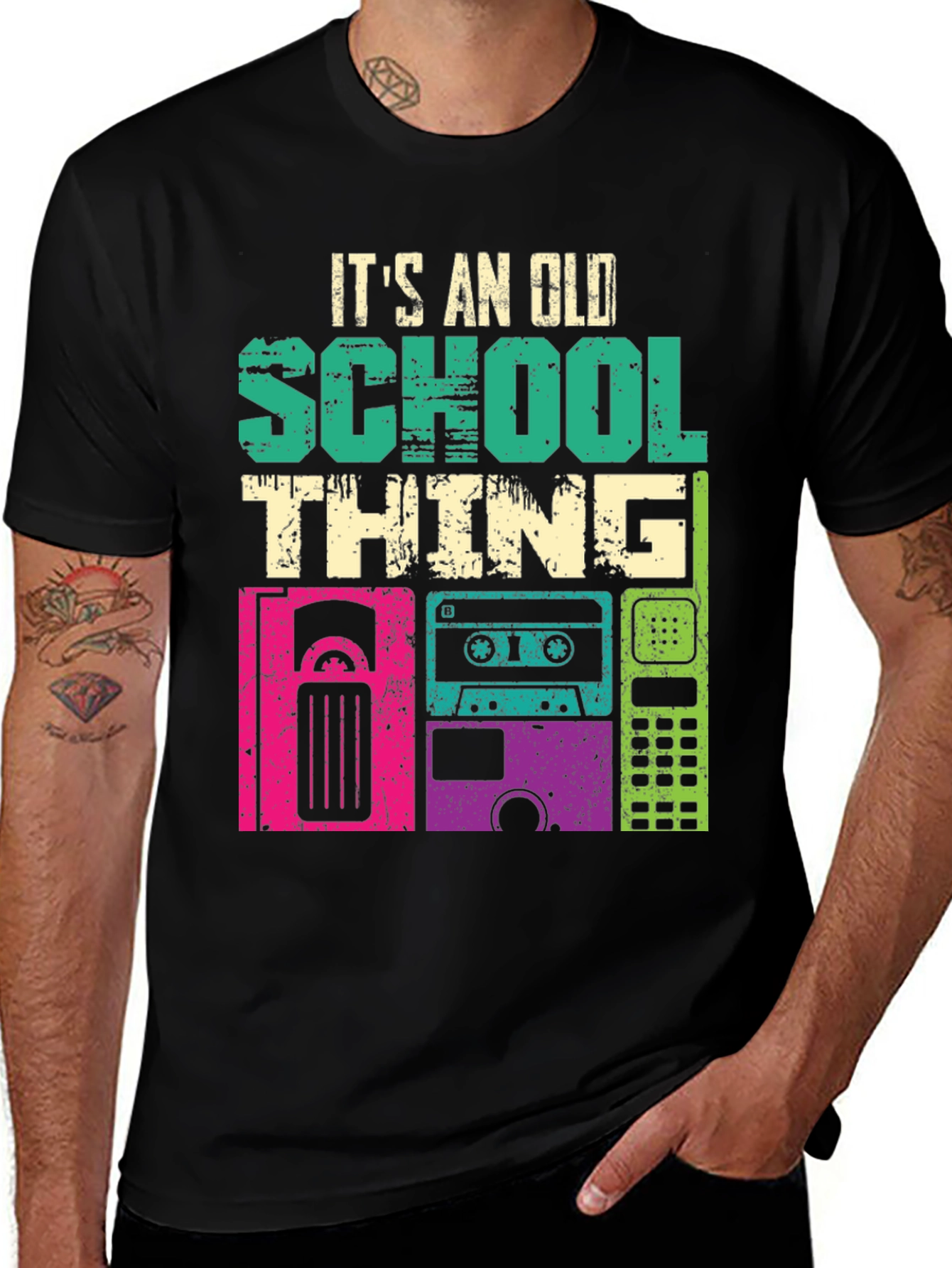 Variant 30 of Retro 80s/90s Old School T-Shirt