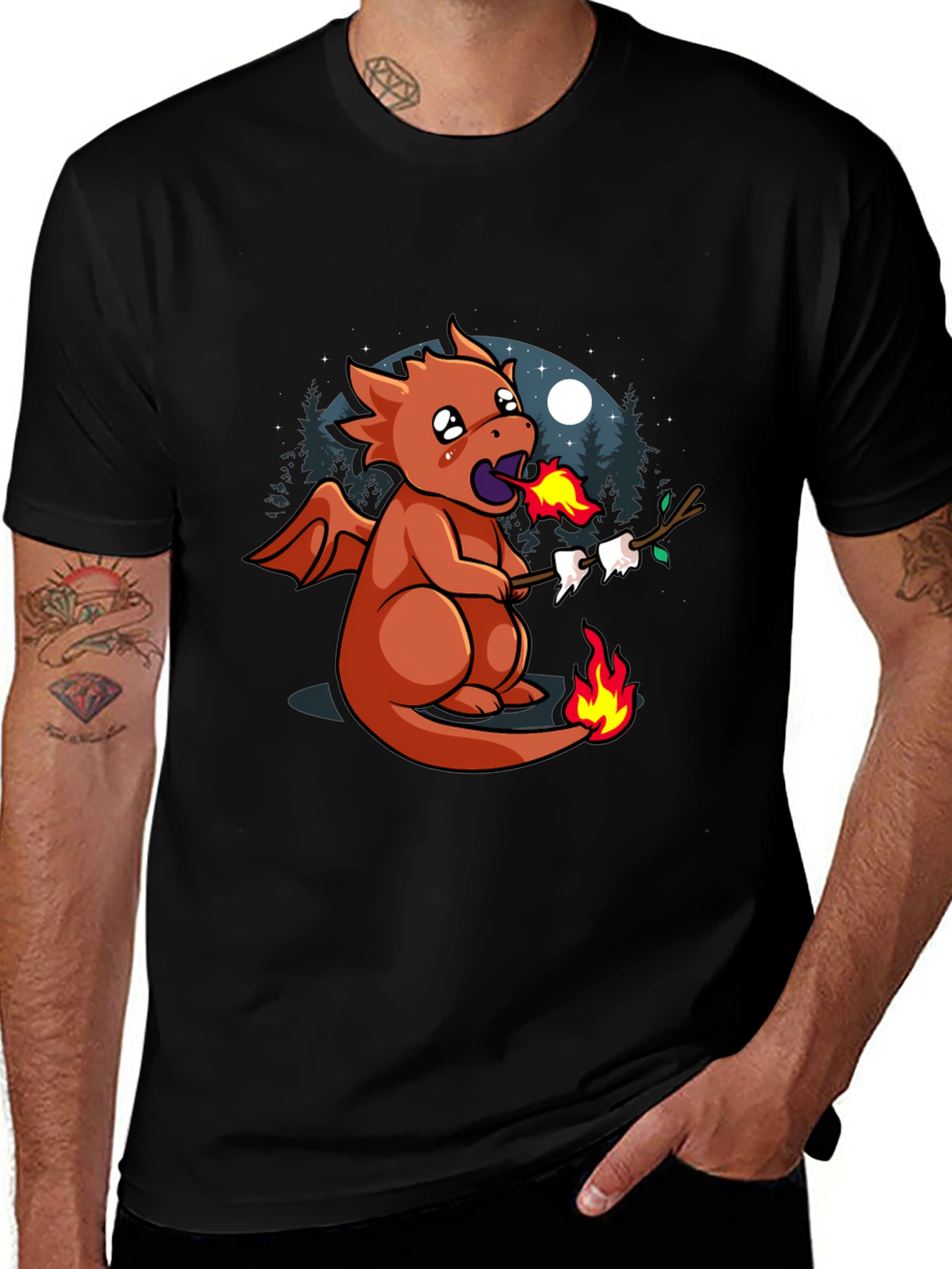 Variant 26 of Dragon Marshmallow Roast T-Shirt