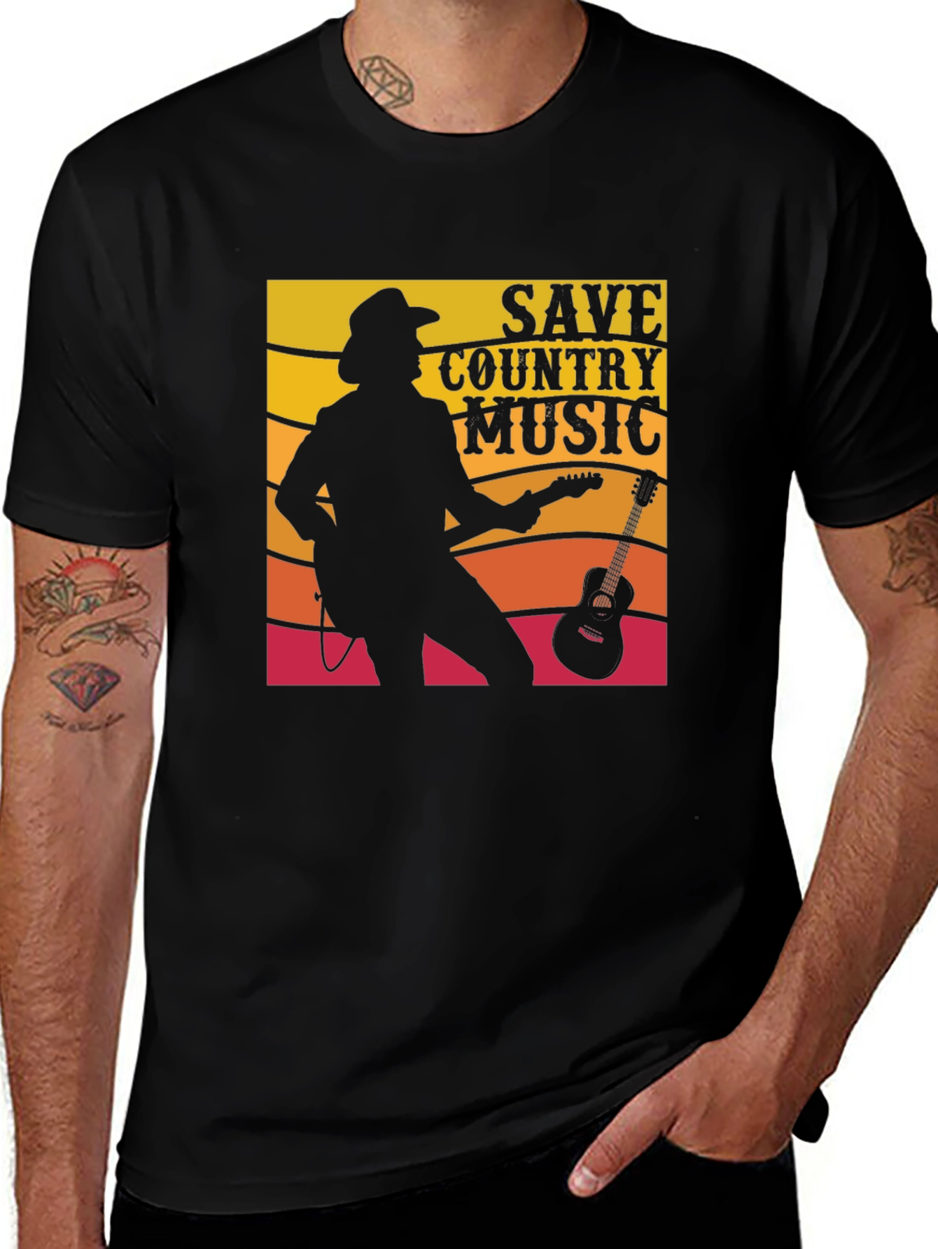 Variant 13 of Save Country Music Graphic Tee