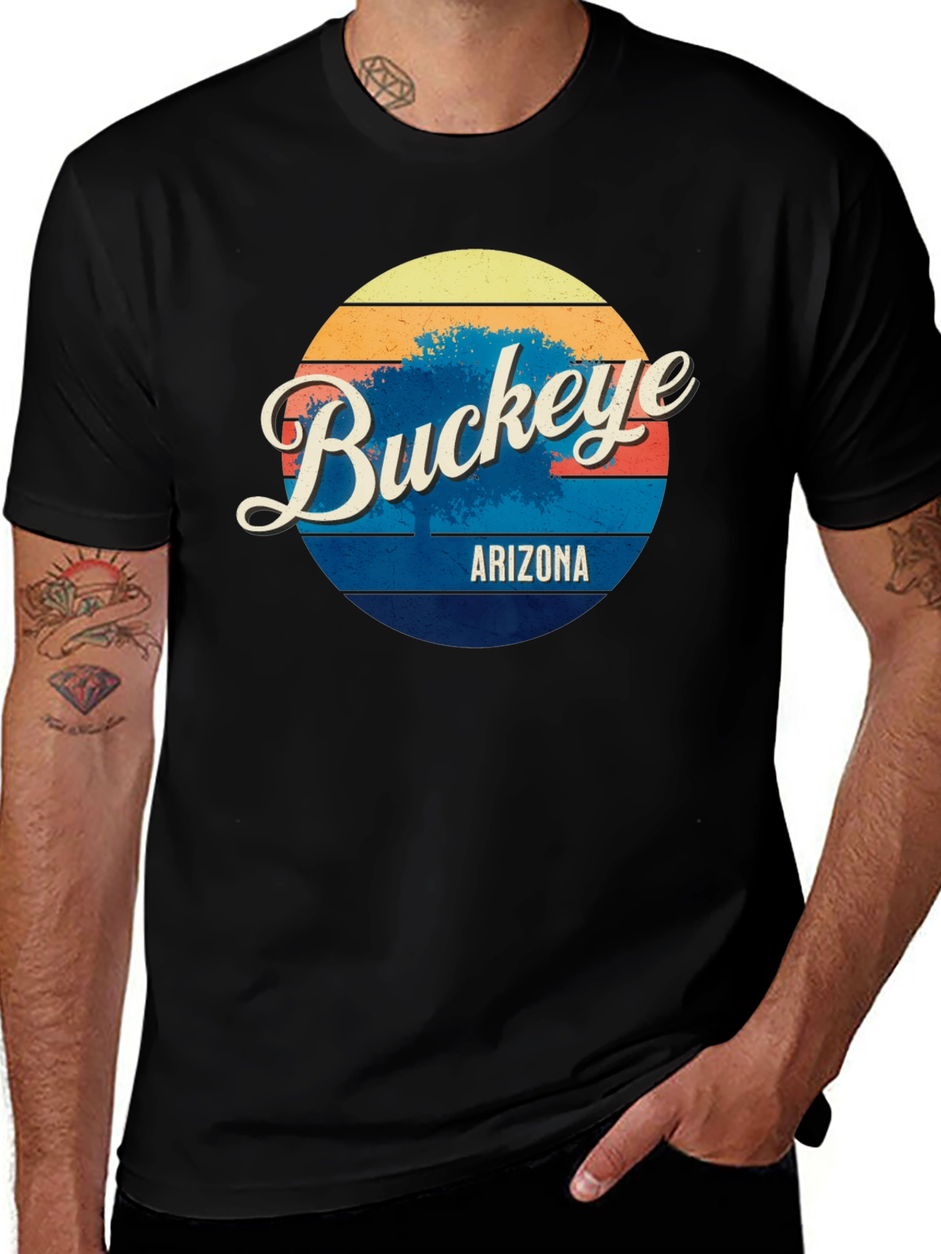 Variant 16 of Buckeye Arizona Retro Graphic T-Shirt
