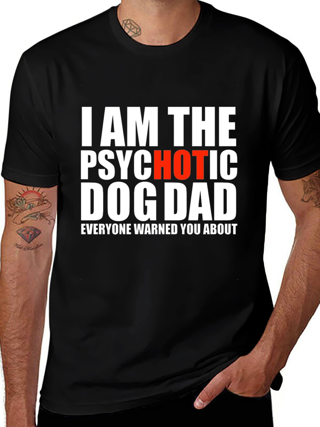 Variant 23 of Psychotic Hot Dog Dad T-Shirt