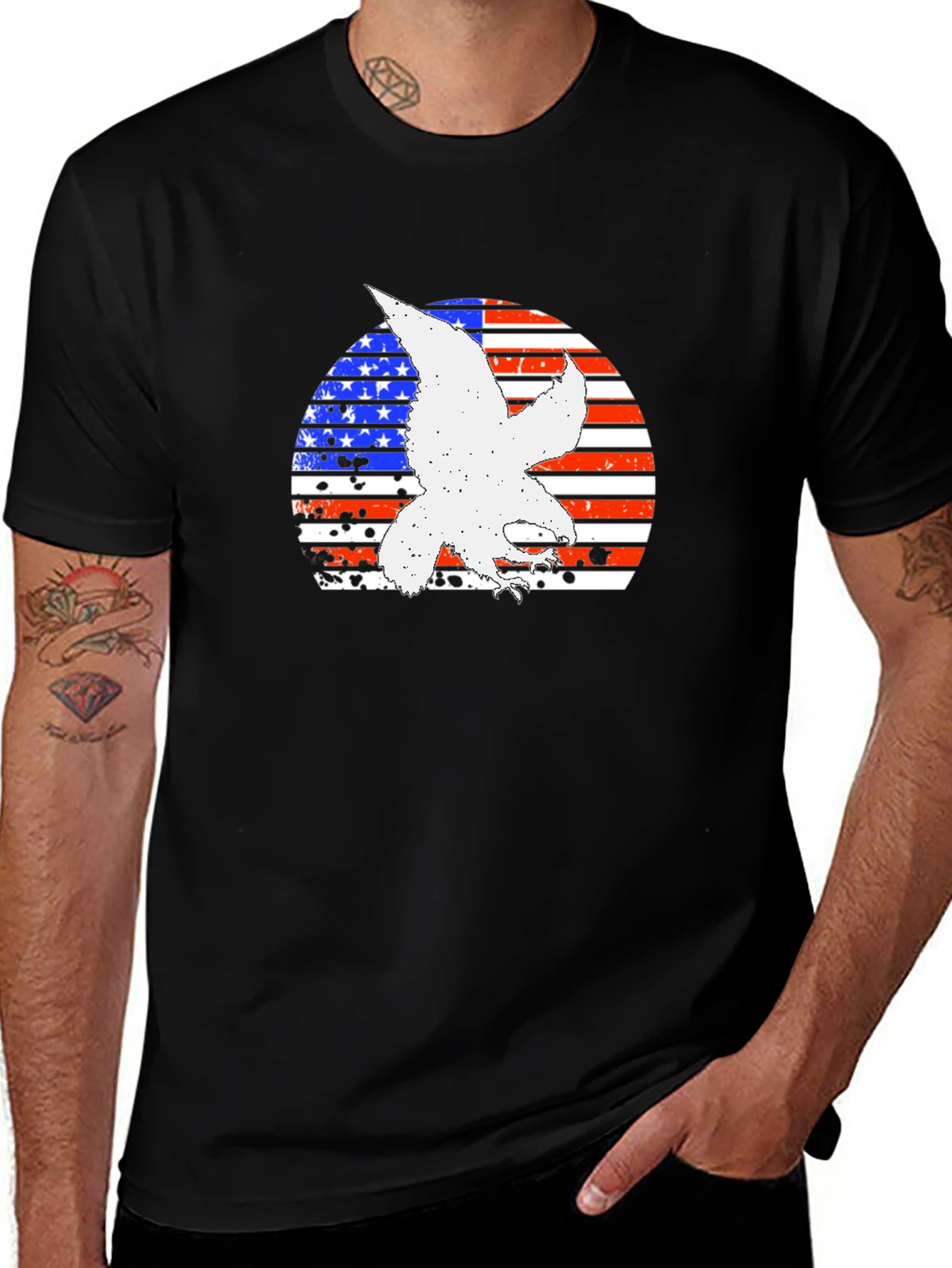 Variant 10 of American Eagle T-Shirt - Patriotic Style