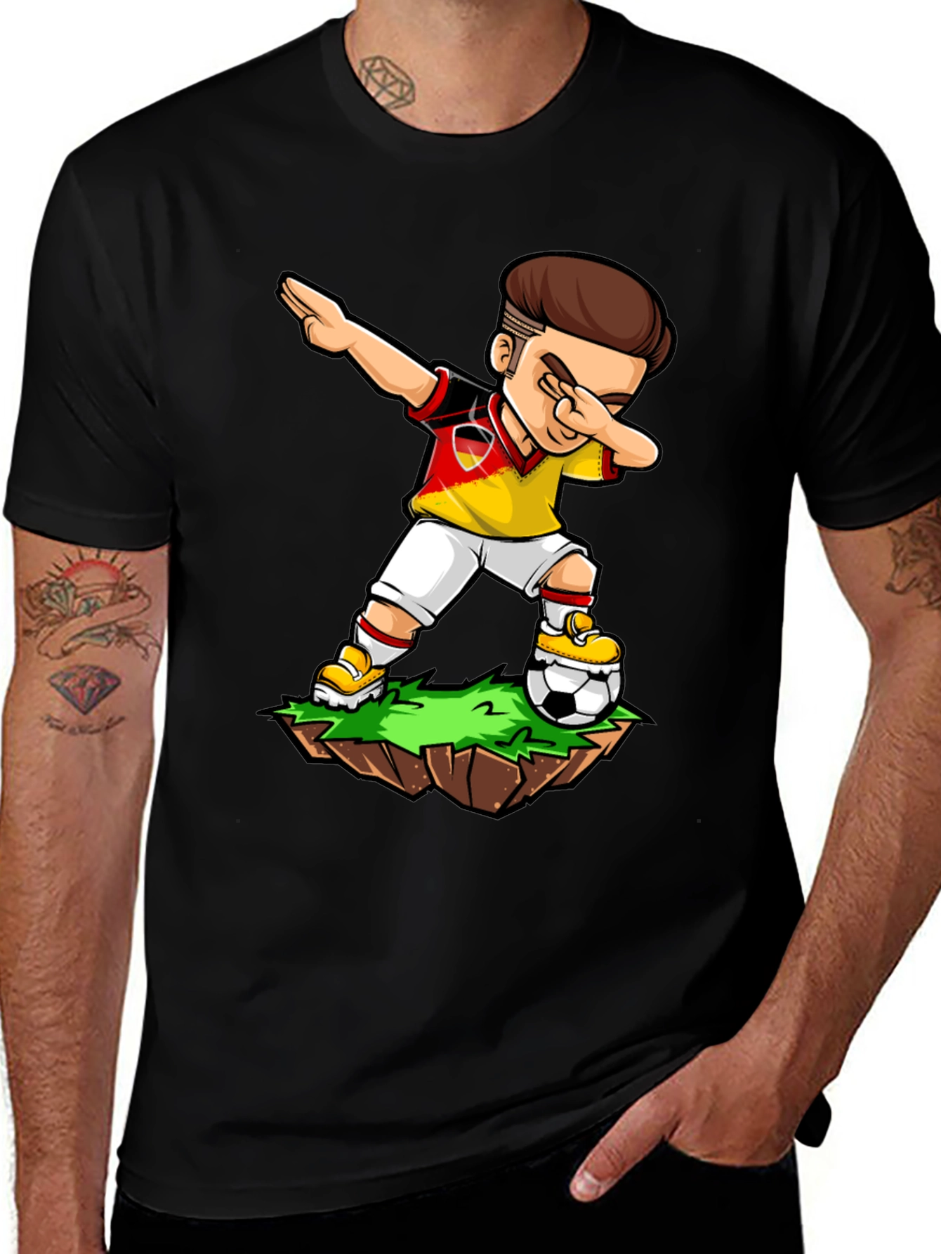 Variant 23 of Dabbing Soccer Germany T-Shirt
