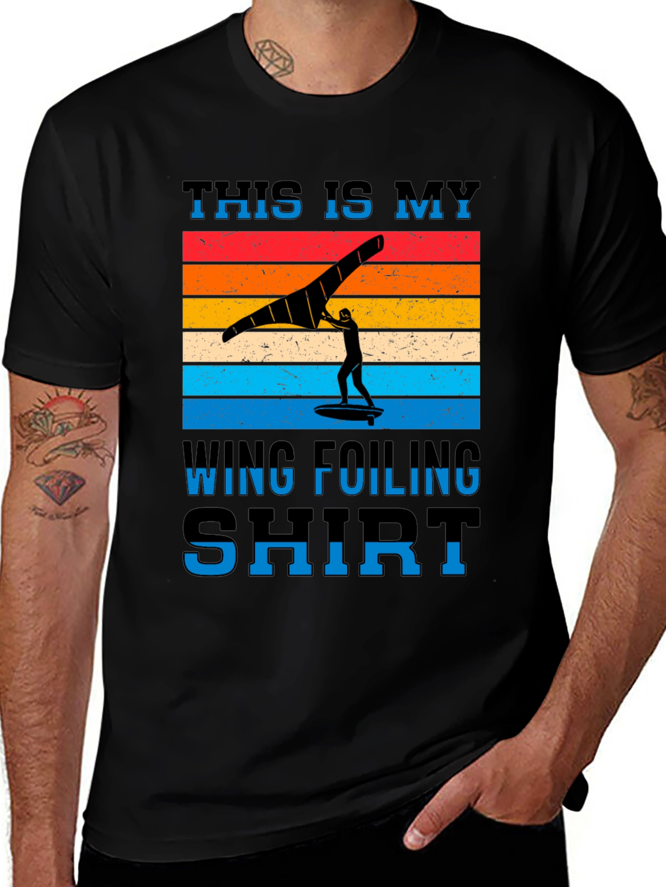 Variant 29 of Wing Foiling Shirt - My Passion