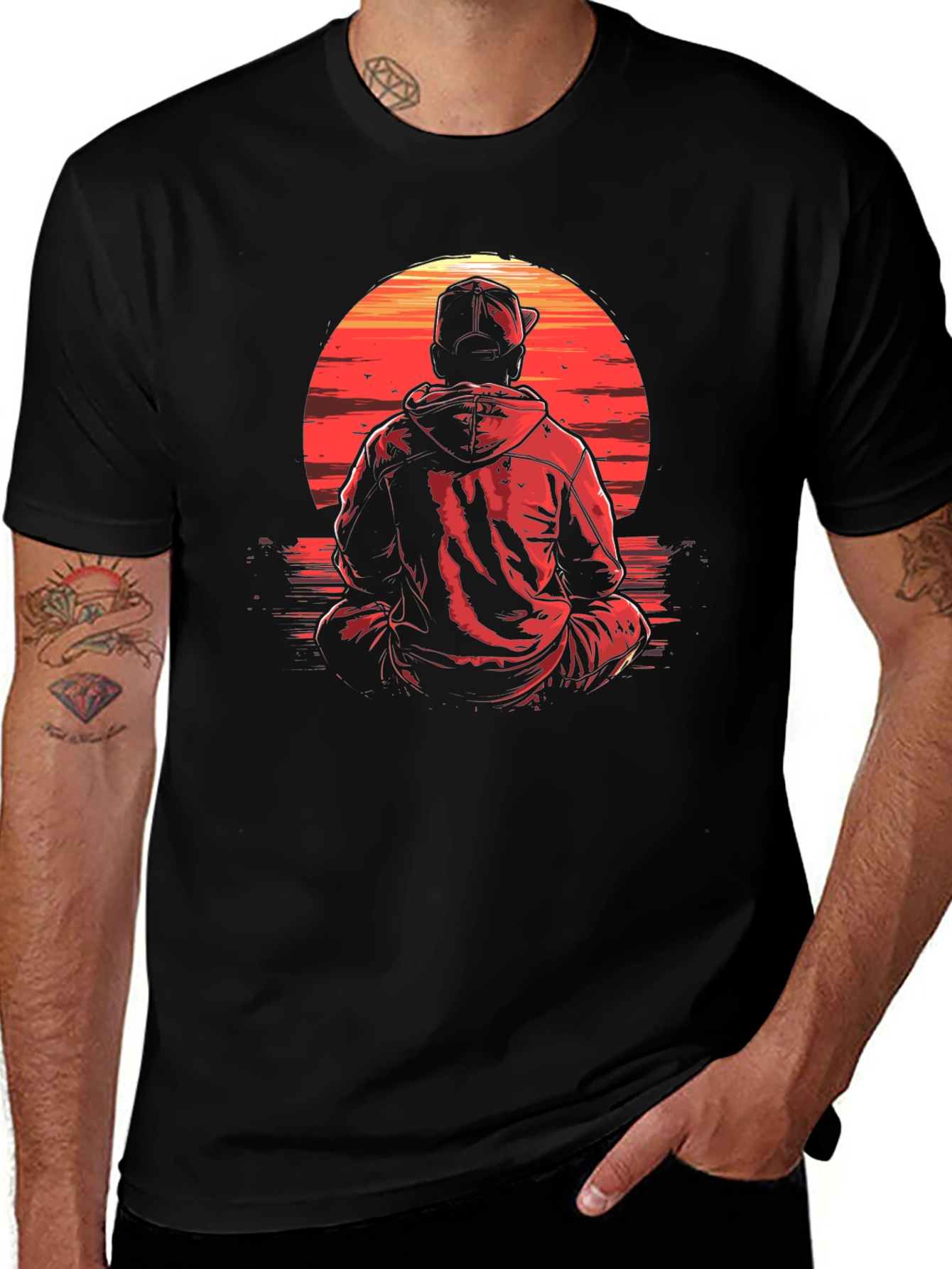 Meditative Sunset T-Shirt