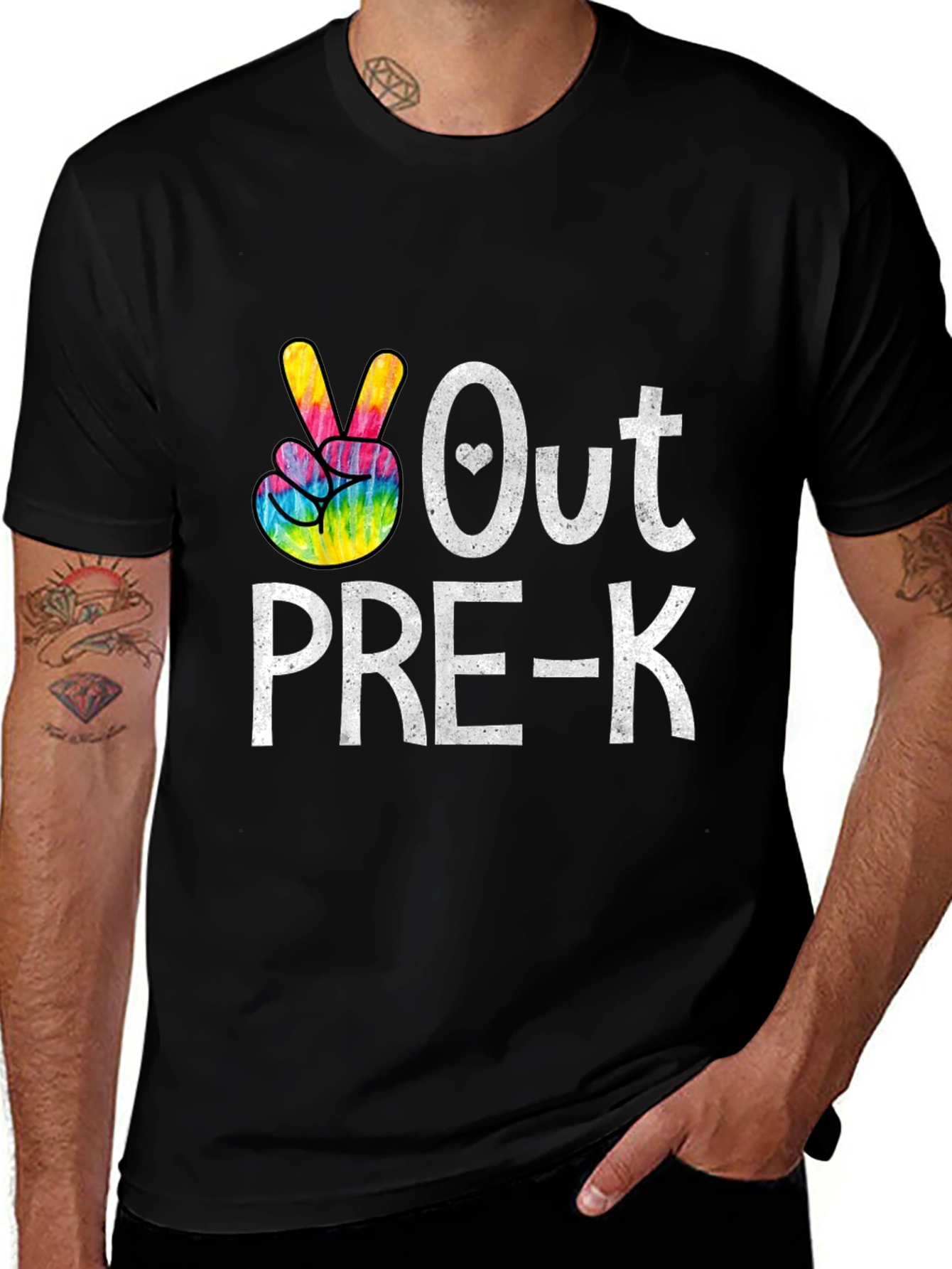 Variant 25 of Peace Out Pre-K T-Shirt Graduation Tee