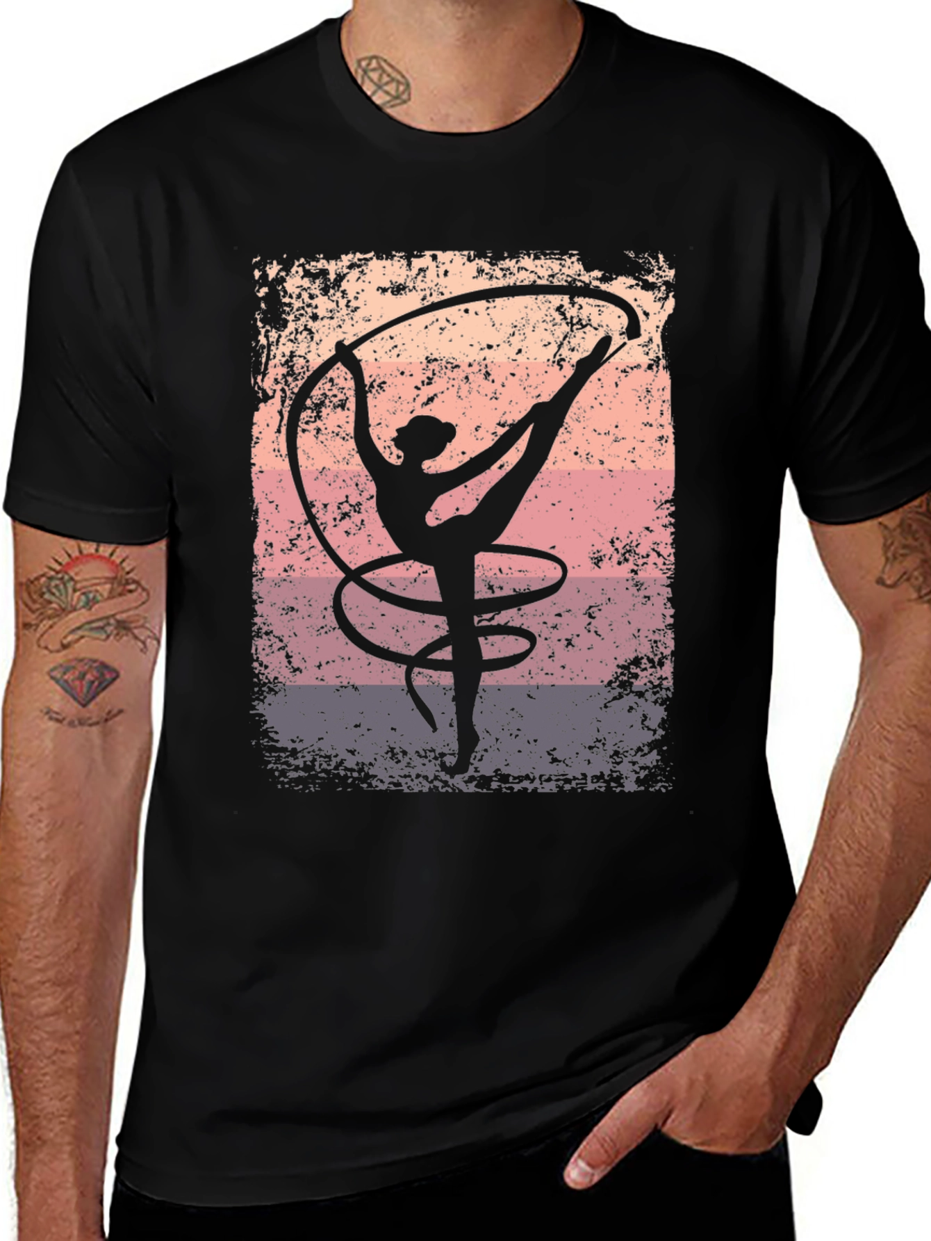 Variant 25 of Rhythmic Gymnastics Silhouette T-Shirt