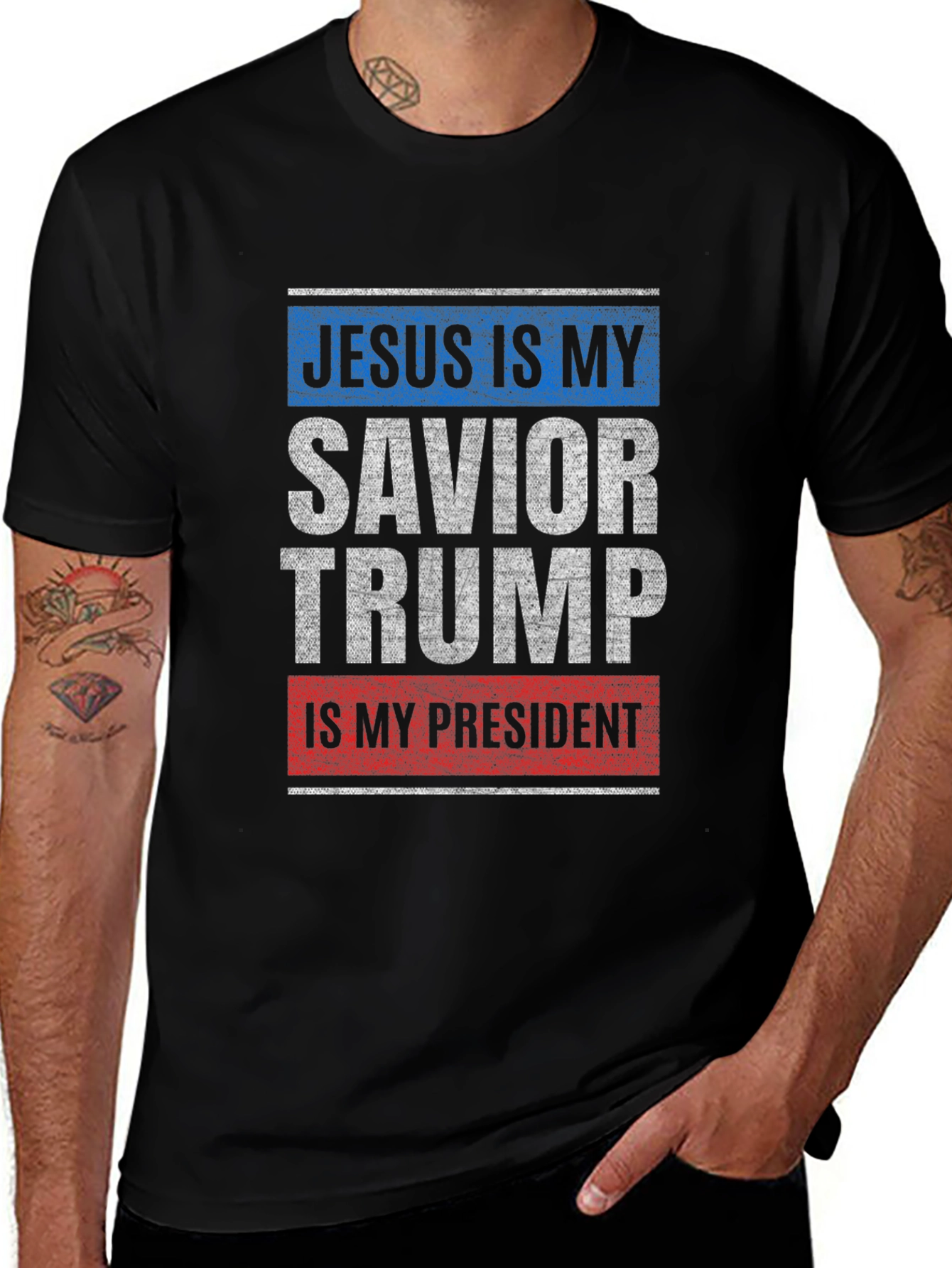 Jesus is My Savior Trump is My President T-Shirt