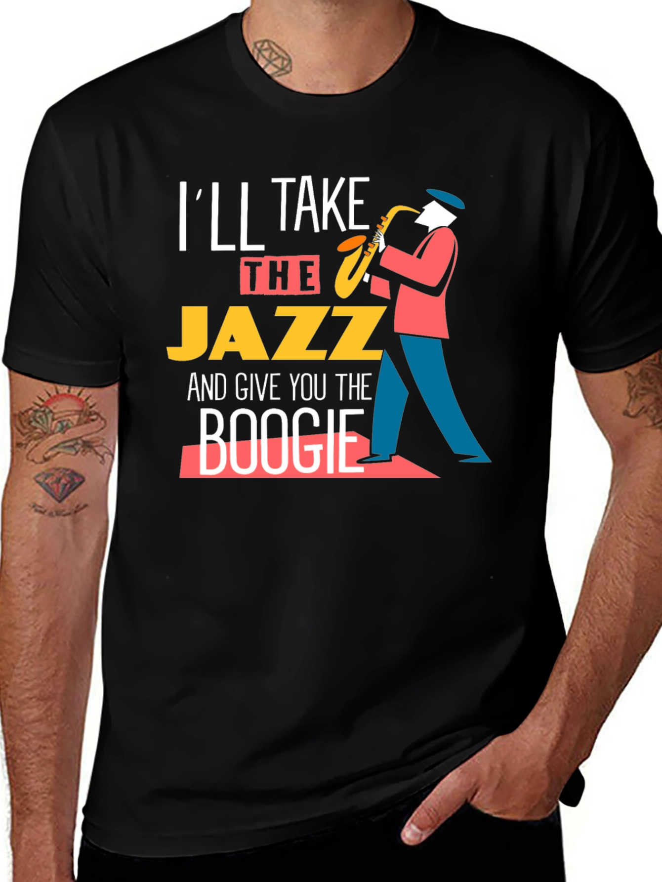Variant 3 of I'll Take the Jazz and Give You the Boogie T-Shirt