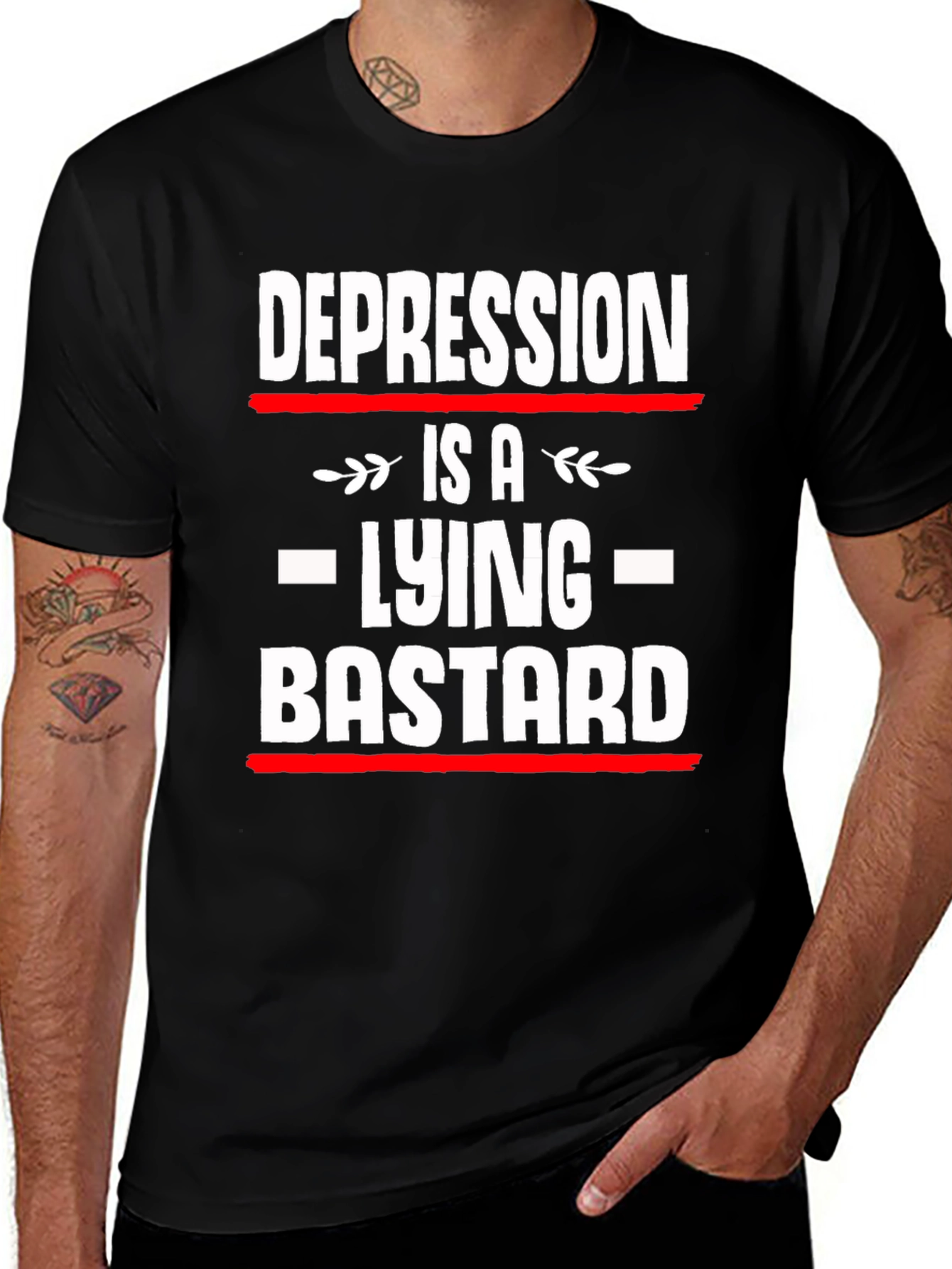 Depression is a Lying Bastard T-Shirt