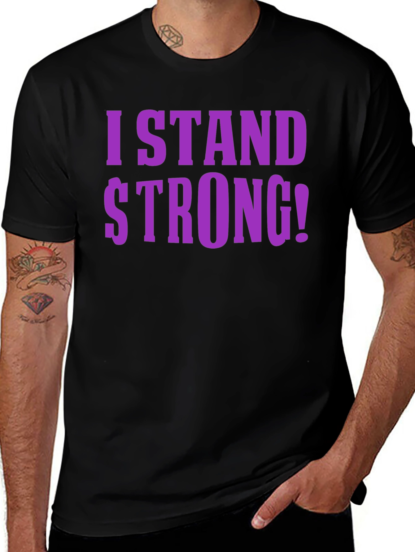Variant 23 of I Stand Strong Graphic T-Shirt