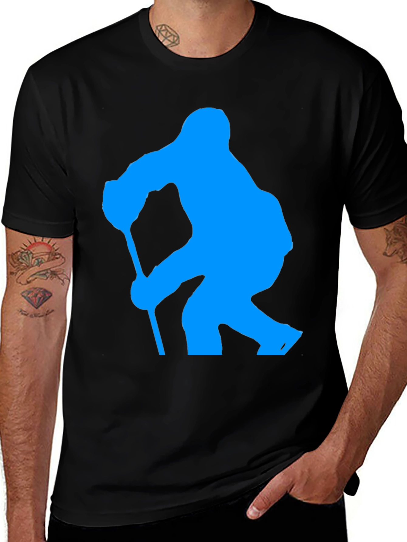 Variant 26 of Hockey Player Graphic Tee