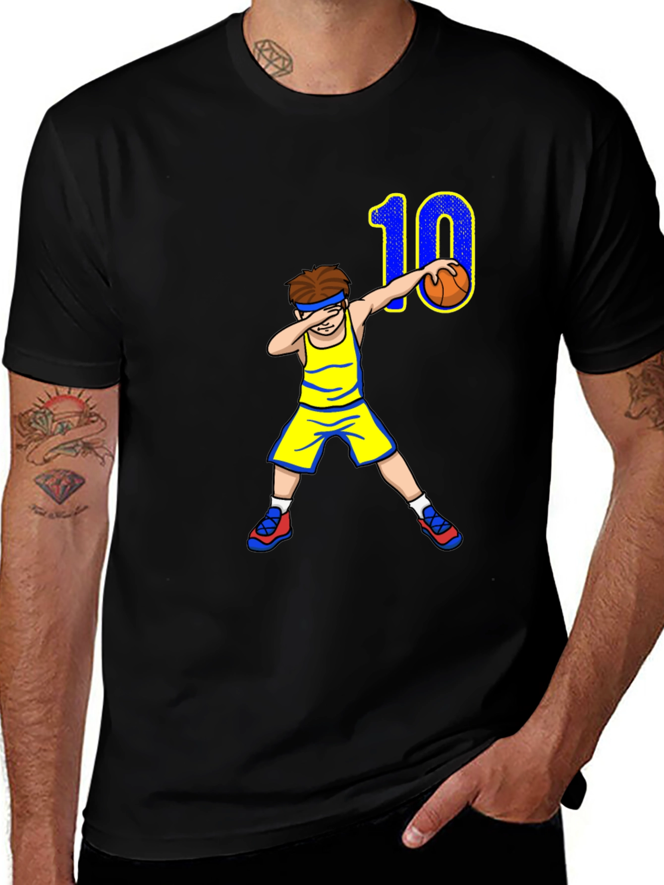 Dabbing Basketball Player T-Shirt