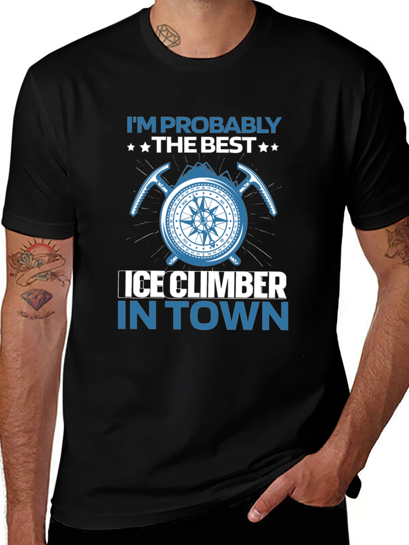 Variant 22 of Ice Climber T-Shirt: Best in Town