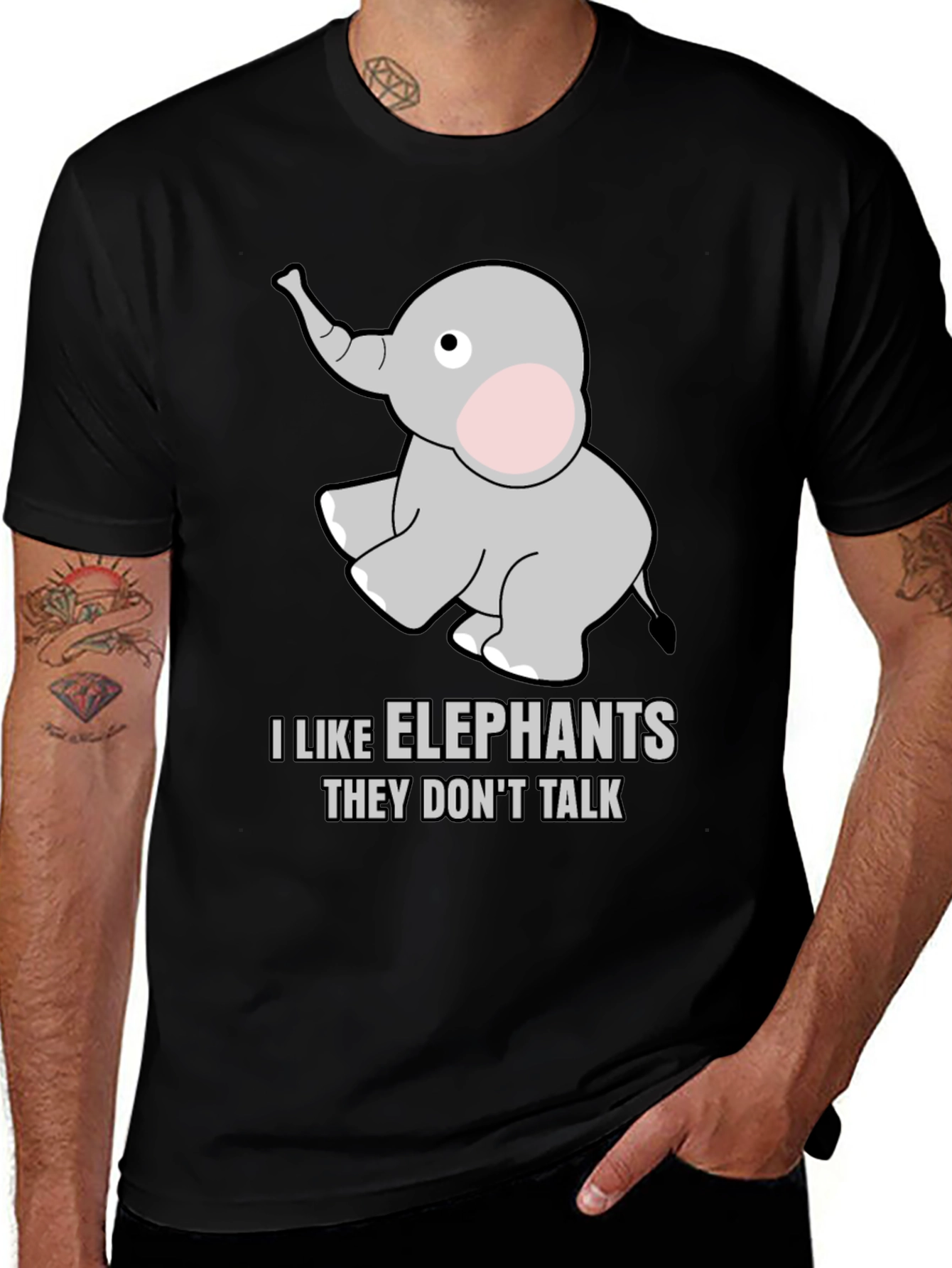 Variant 30 of I Like Elephants T-Shirt