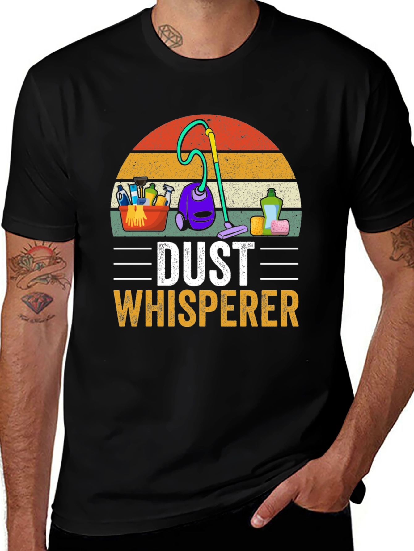 Variant 29 of Dust Whisperer Cleaning T-Shirt