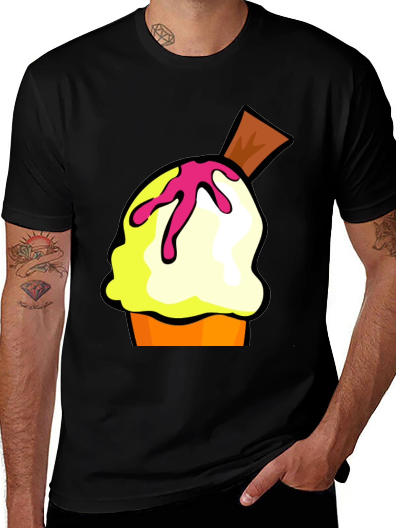 Variant 16 of Ice Cream Dessert T-Shirt