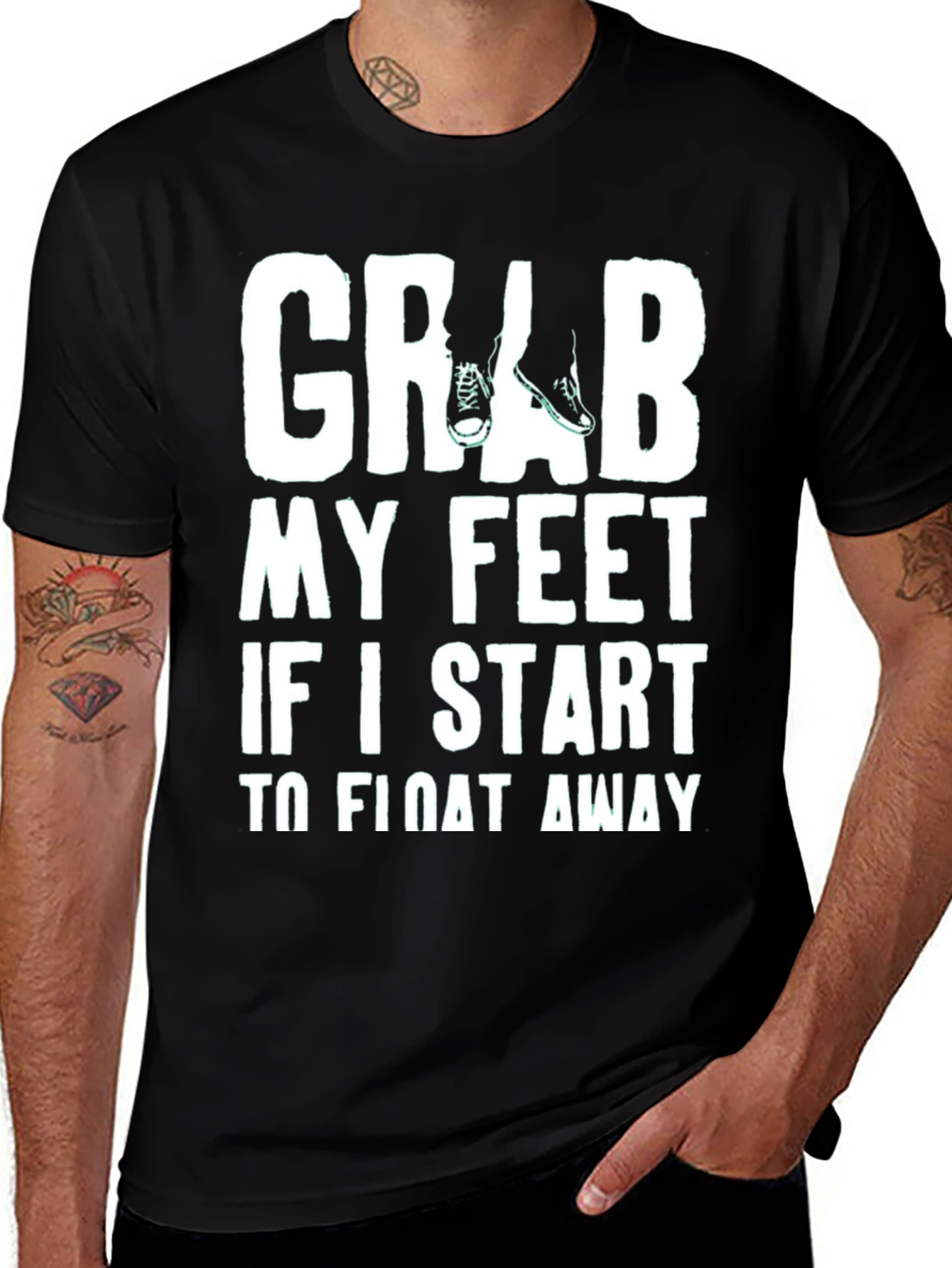 Variant 12 of Grab My Feet Funny Graphic Tee