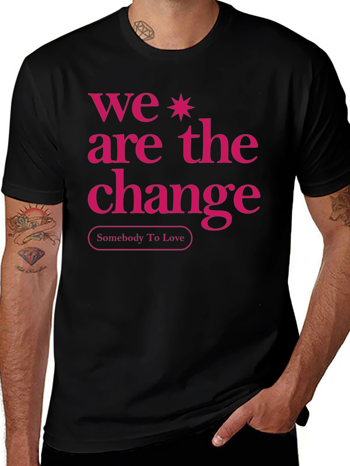 Variant 14 of We Are The Change Graphic T-Shirt