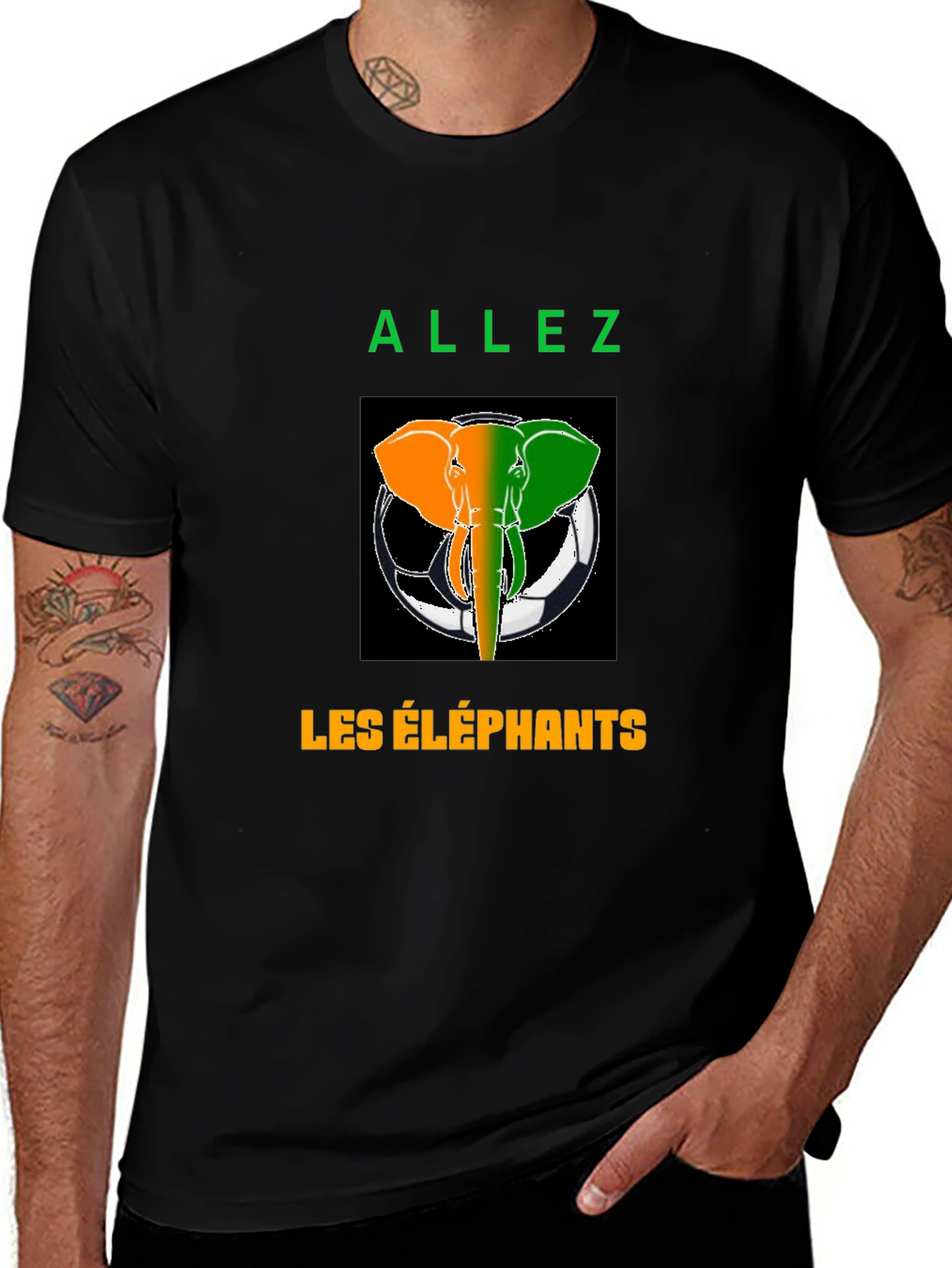 Allez Les Éléphants T-Shirt - Ivory Coast Soccer