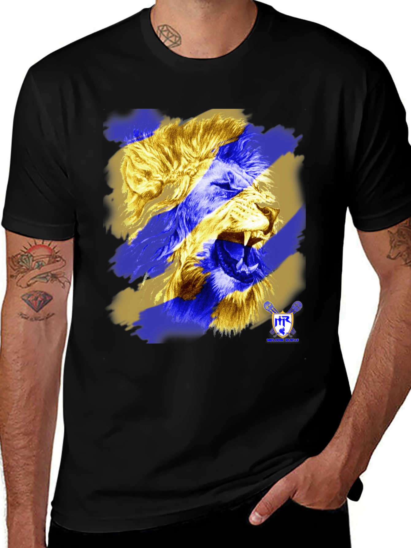 Variant 24 of Lion Graphic Print T-Shirt - Bold Design