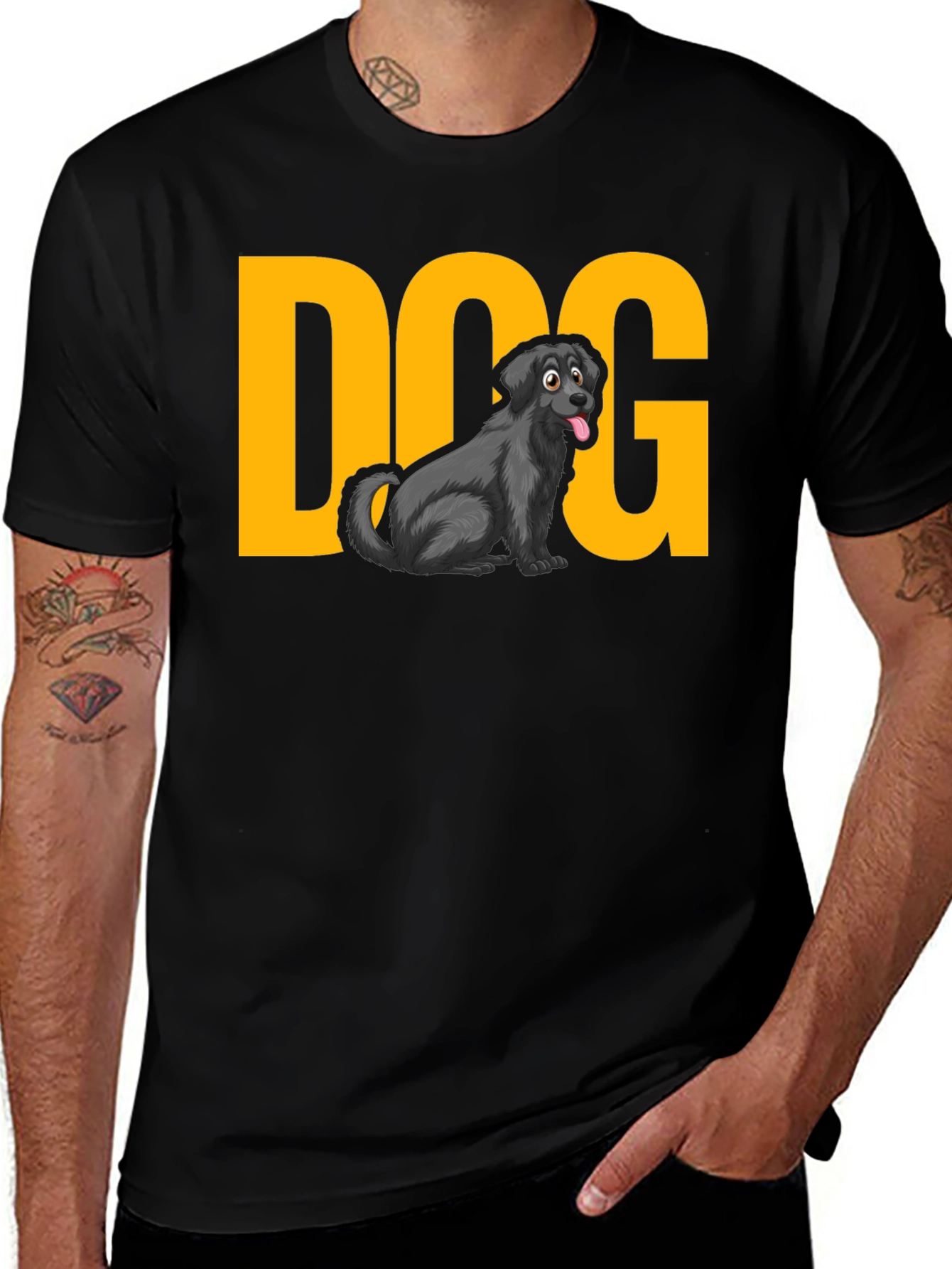 Variant 12 of Dog Graphic T-Shirt - Cute Pet Design