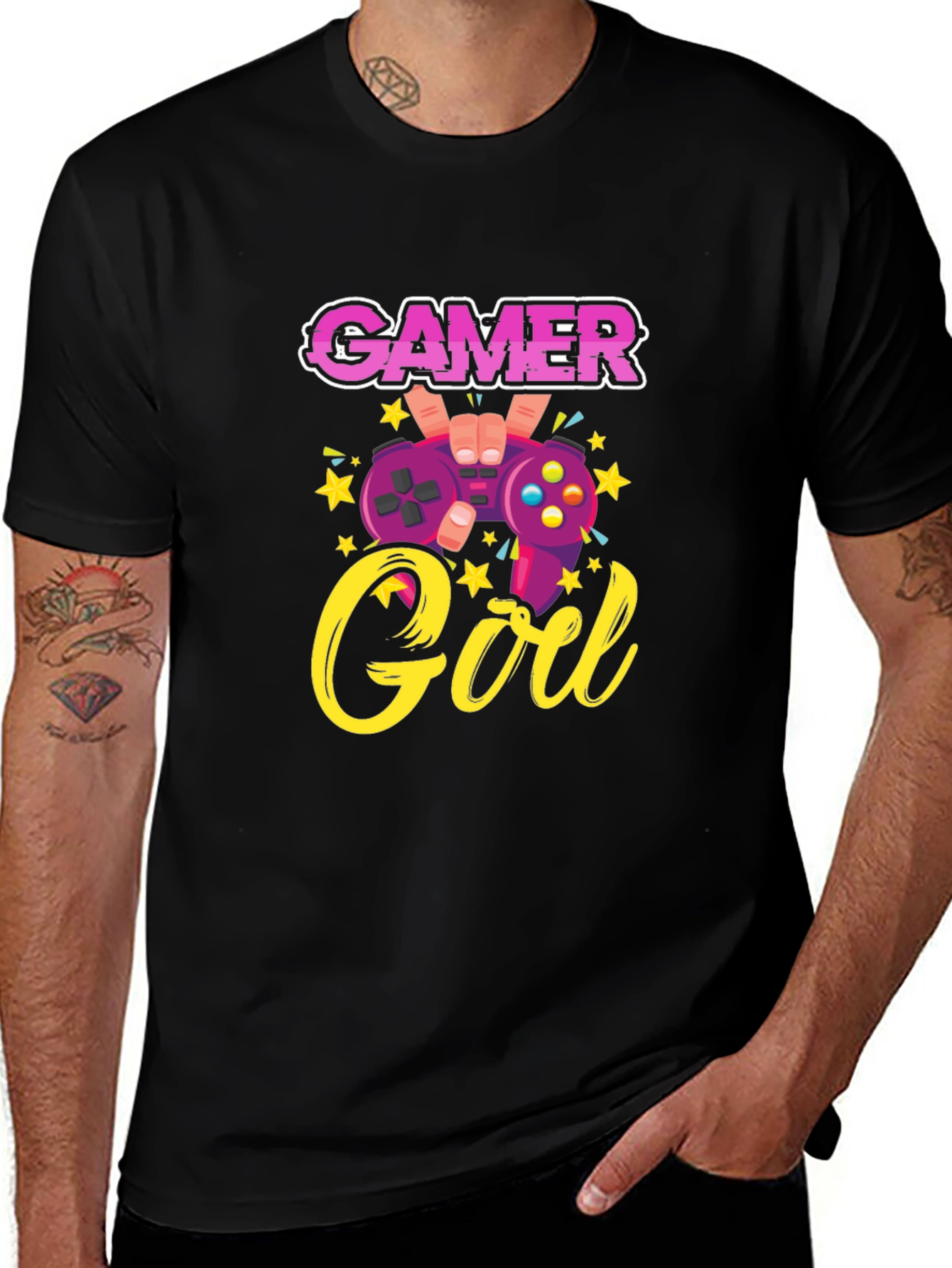 Variant 4 of Gamer Girl Graphic T-Shirt