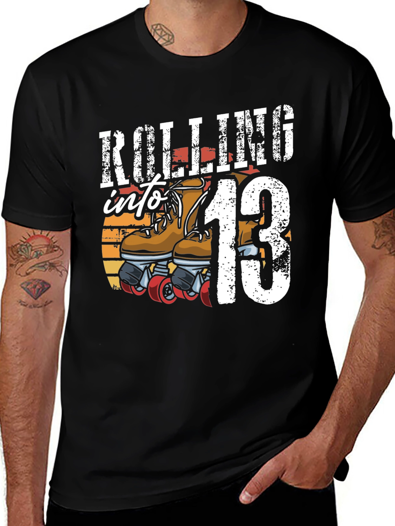 Rolling into 13 Birthday Shirt