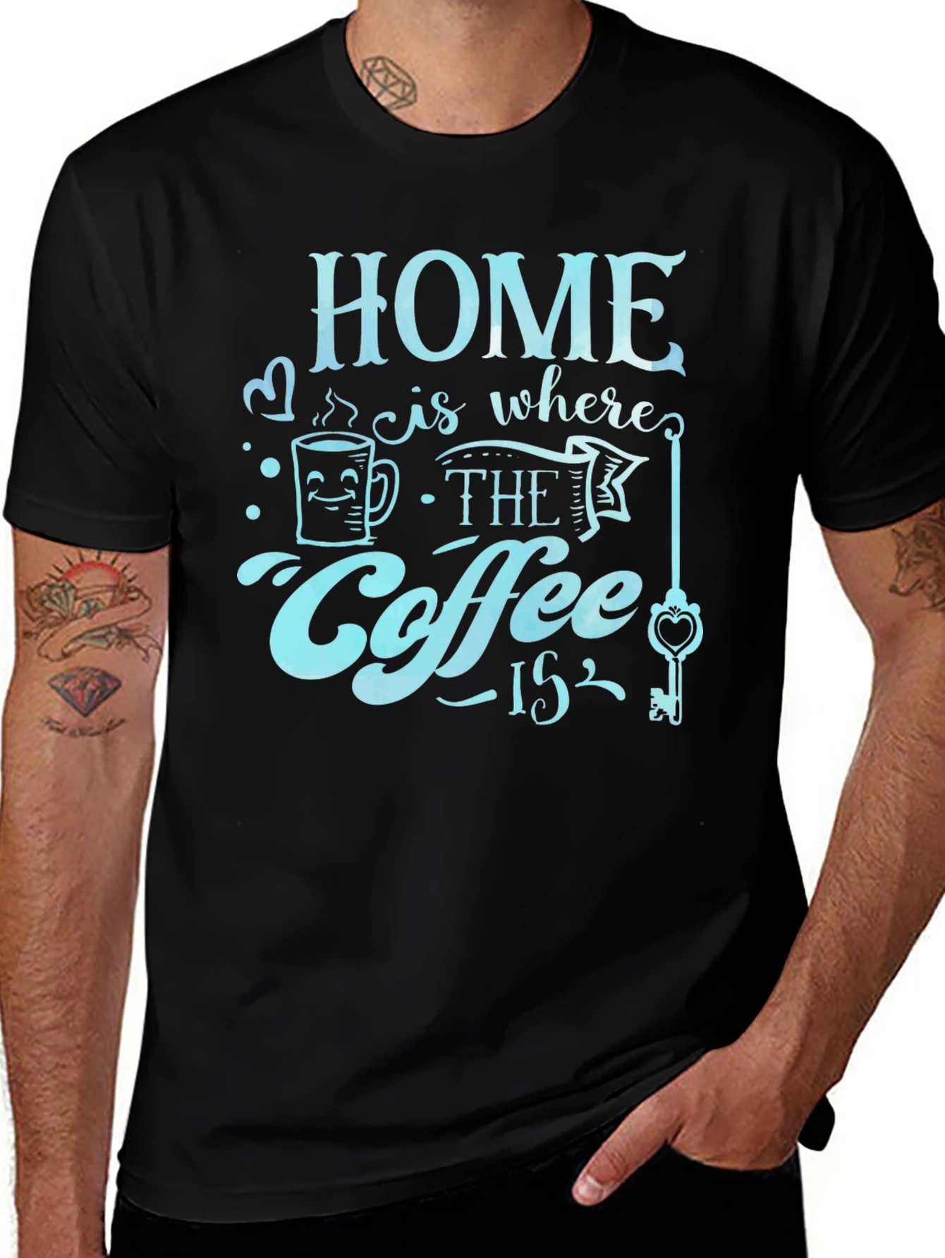 Variant 7 of Home is Where the Coffee Is T-Shirt