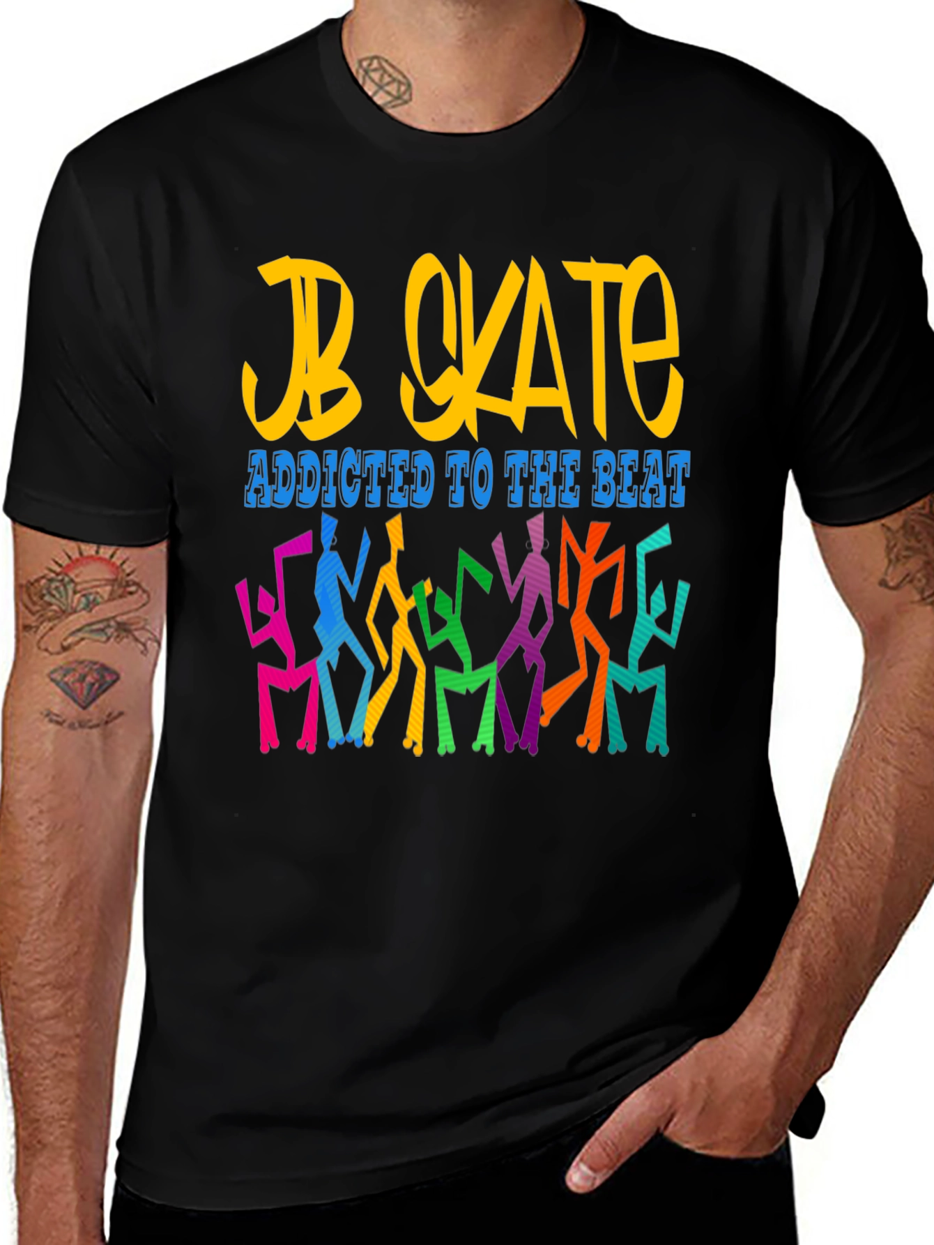 Variant 27 of JB Skate Addicted to the Beat T-Shirt