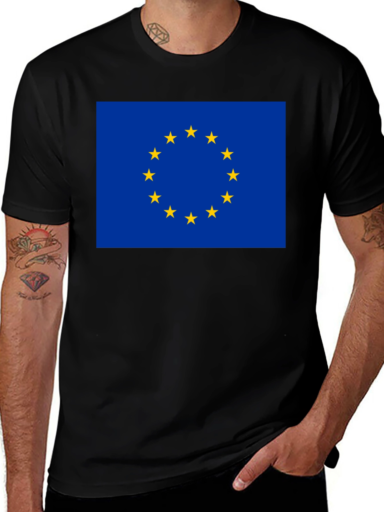 EU Flag T-Shirt - European Union Pride