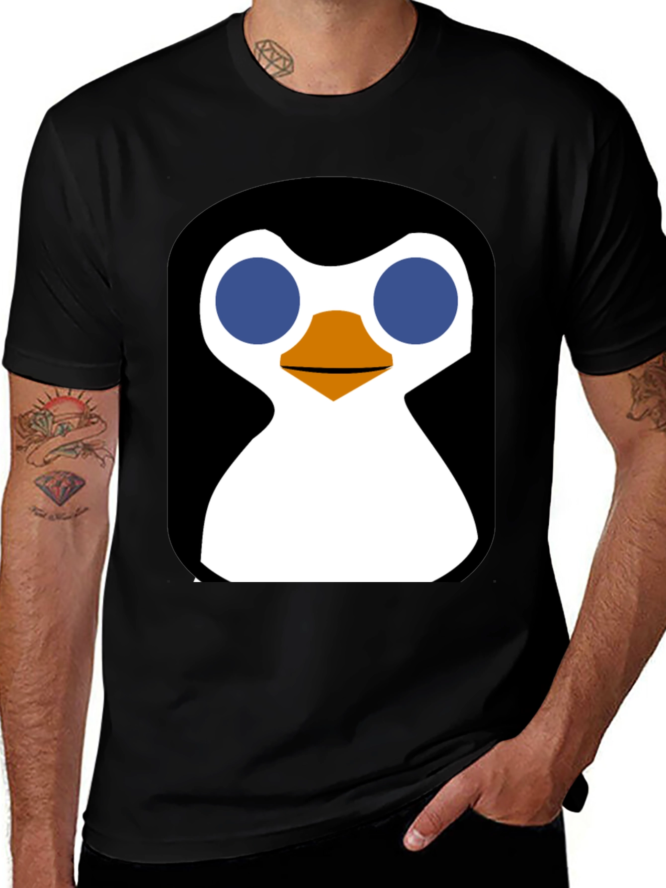 Variant 11 of Penguin Graphic Tee - Casual Comfort