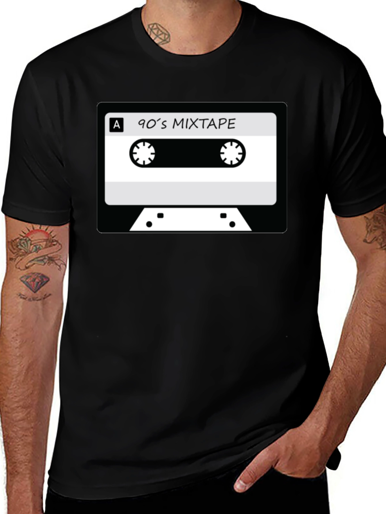 Variant 12 of 90's Mixtape Graphic Tee - Retro Cassette T-Shirt