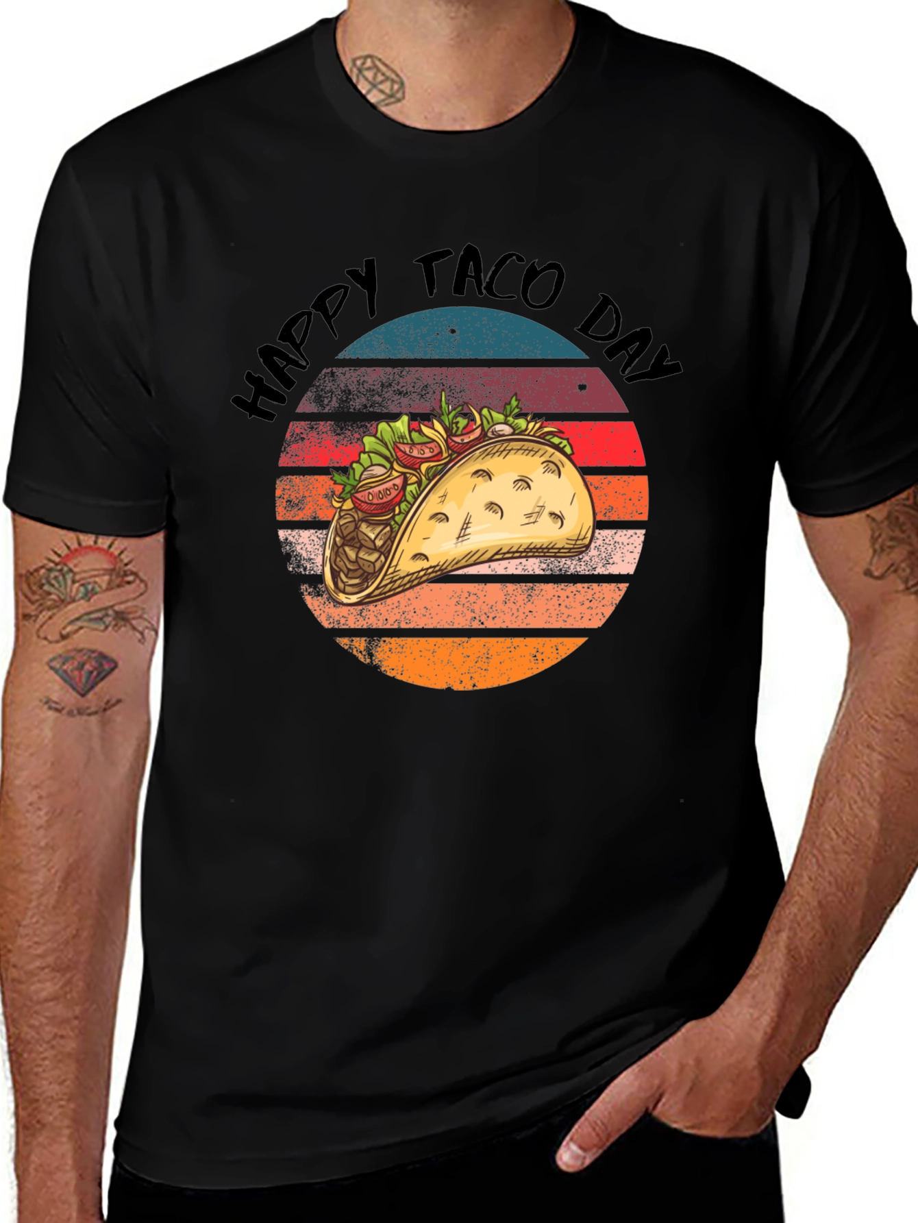 Variant 3 of Happy Taco Day Graphic Tee